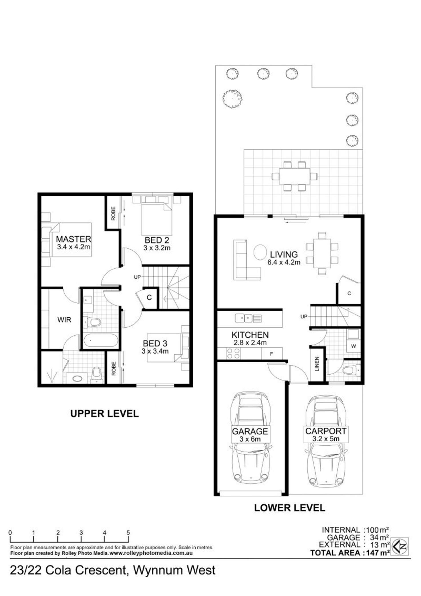 Floorplan of Homely townhouse listing, 23/22 Cola Crescent, Wynnum West QLD 4178