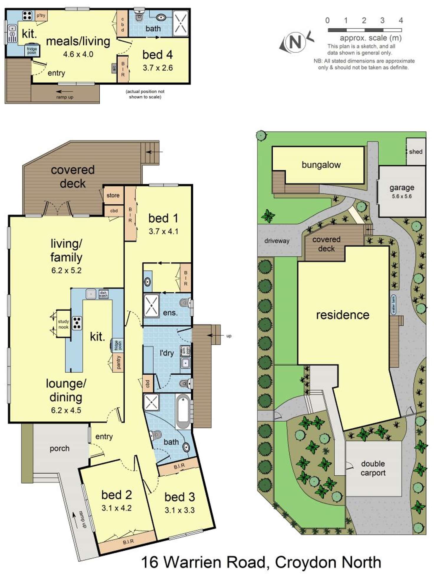 Floorplan of Homely house listing, 16 Warrien Road, Croydon North VIC 3136
