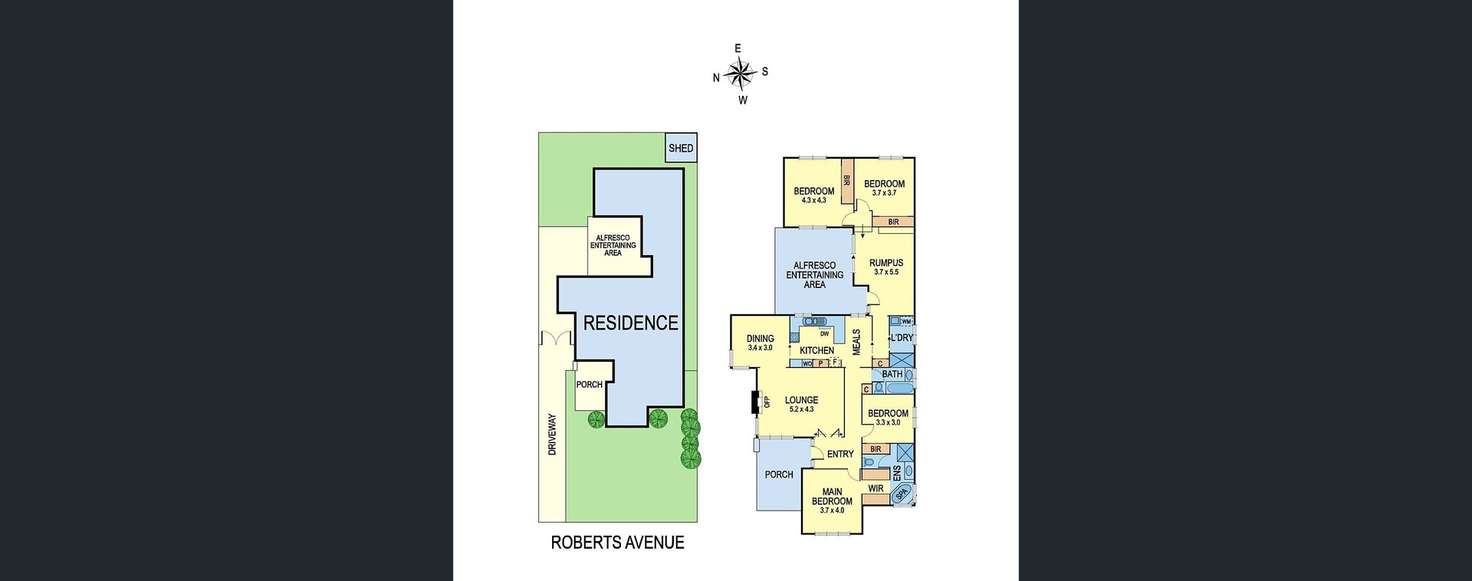 Floorplan of Homely house listing, 44 Roberts Ave, Box Hill South VIC 3128