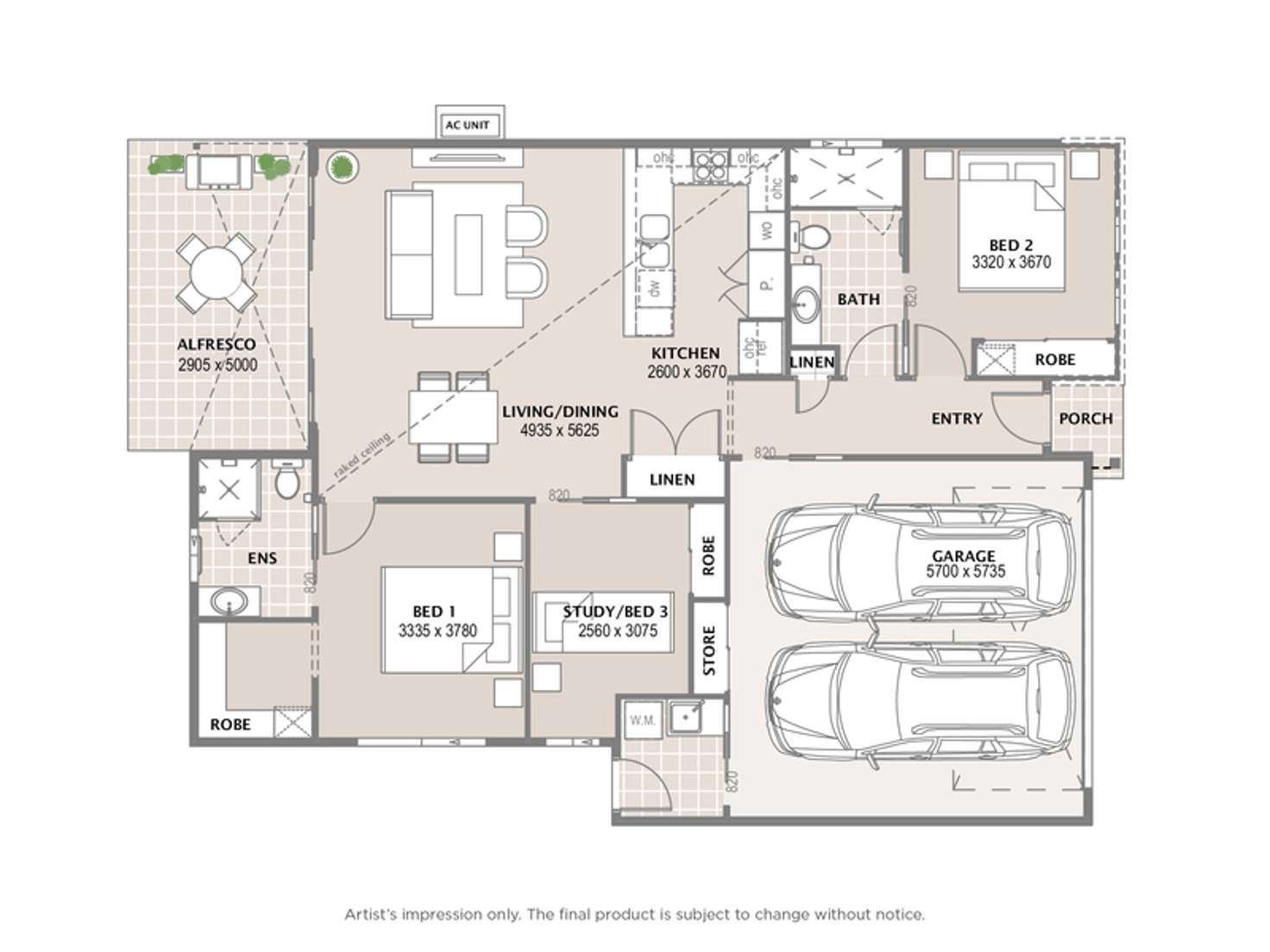 Floorplan of Homely retirement listing, 147/41 Radke Road, Bethania QLD 4205