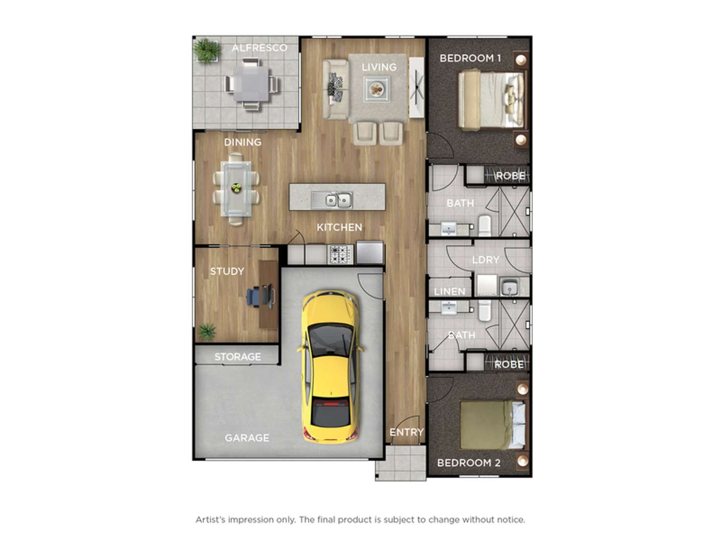 Floorplan of Homely retirement listing, 162/41 Radke Road, Bethania QLD 4205