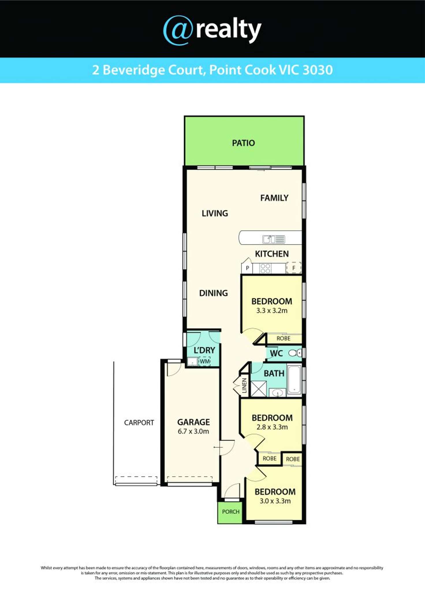 Floorplan of Homely house listing, 2 Beveridge Court, Point Cook VIC 3030