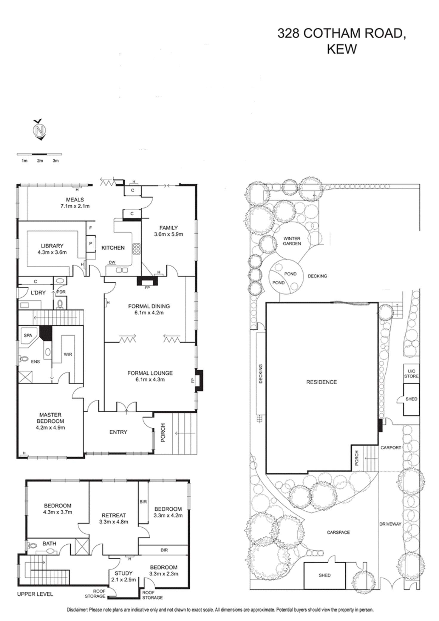 Floorplan of Homely house listing, 328 Cotham Road, Kew VIC 3101
