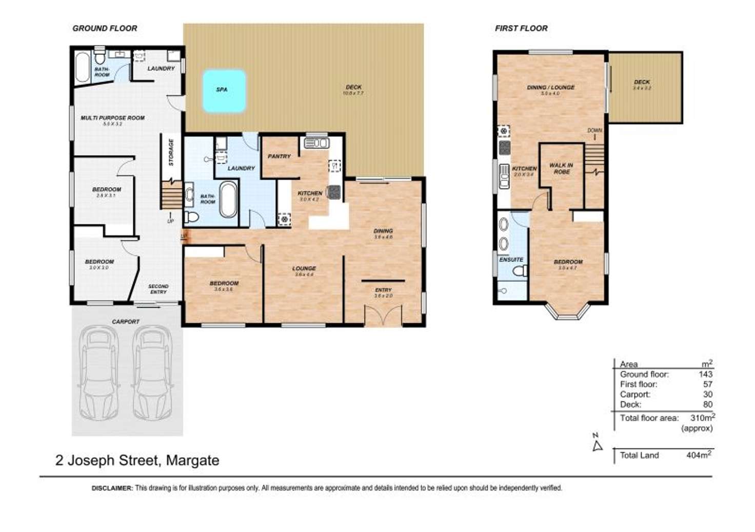 Floorplan of Homely house listing, 2 Joseph Street, Margate QLD 4019