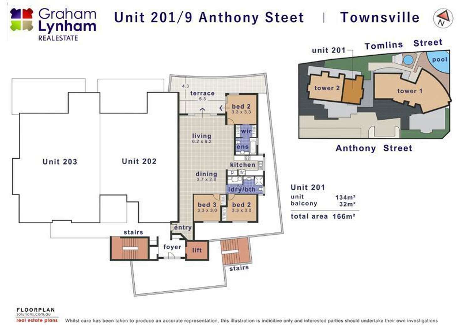 Floorplan of Homely apartment listing, 201/9 Anthony Street, South Townsville QLD 4810