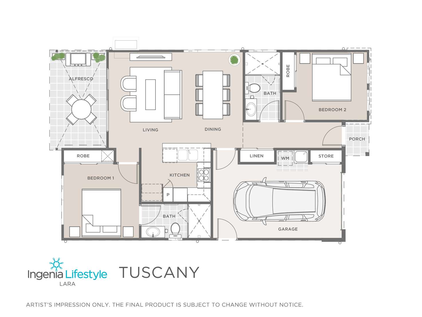 Floorplan of Homely retirement listing, 81/40 Watt Street, Lara VIC 3212