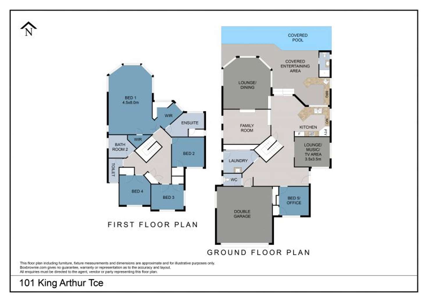Floorplan of Homely house listing, 101 King Arthur Terrace, Tennyson QLD 4105