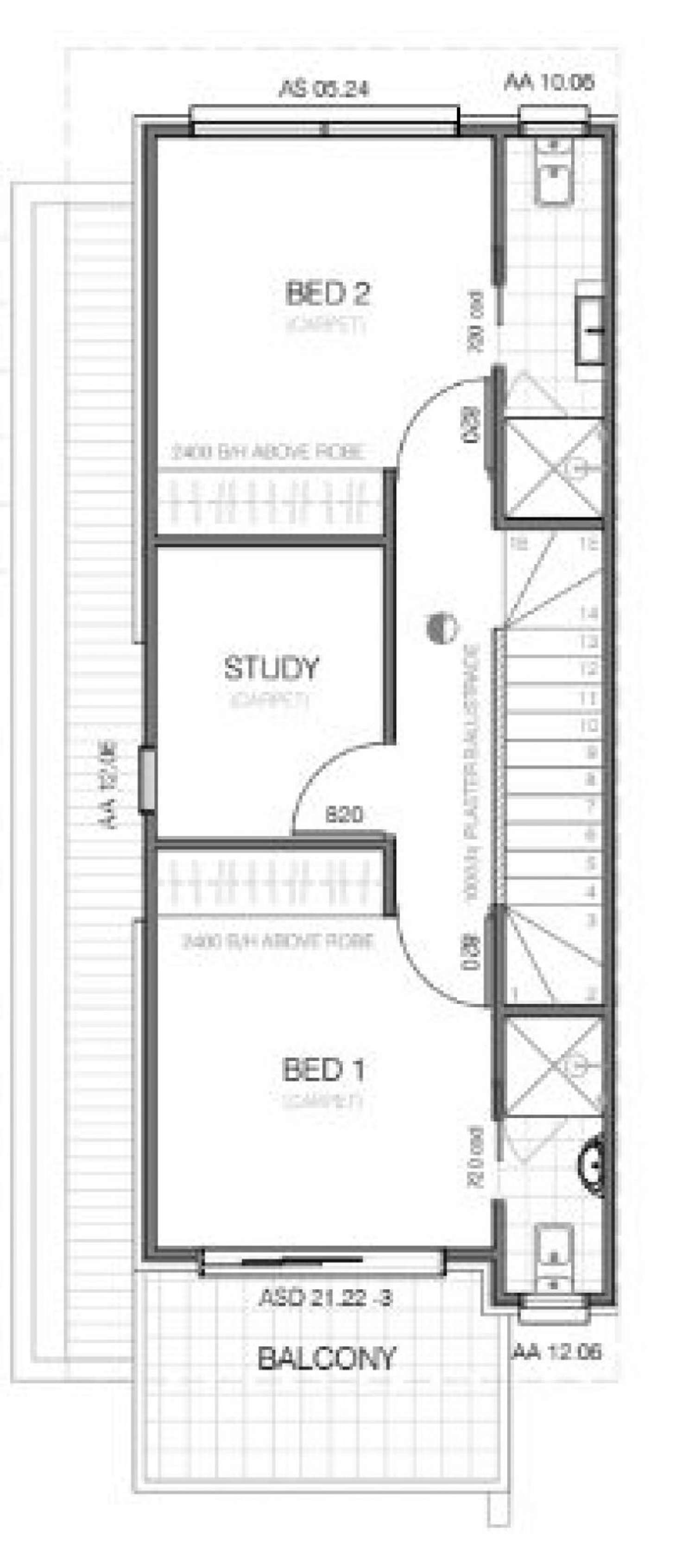 Floorplan of Homely townhouse listing, 1/27 Archerfield Avenue, Christies Beach SA 5165