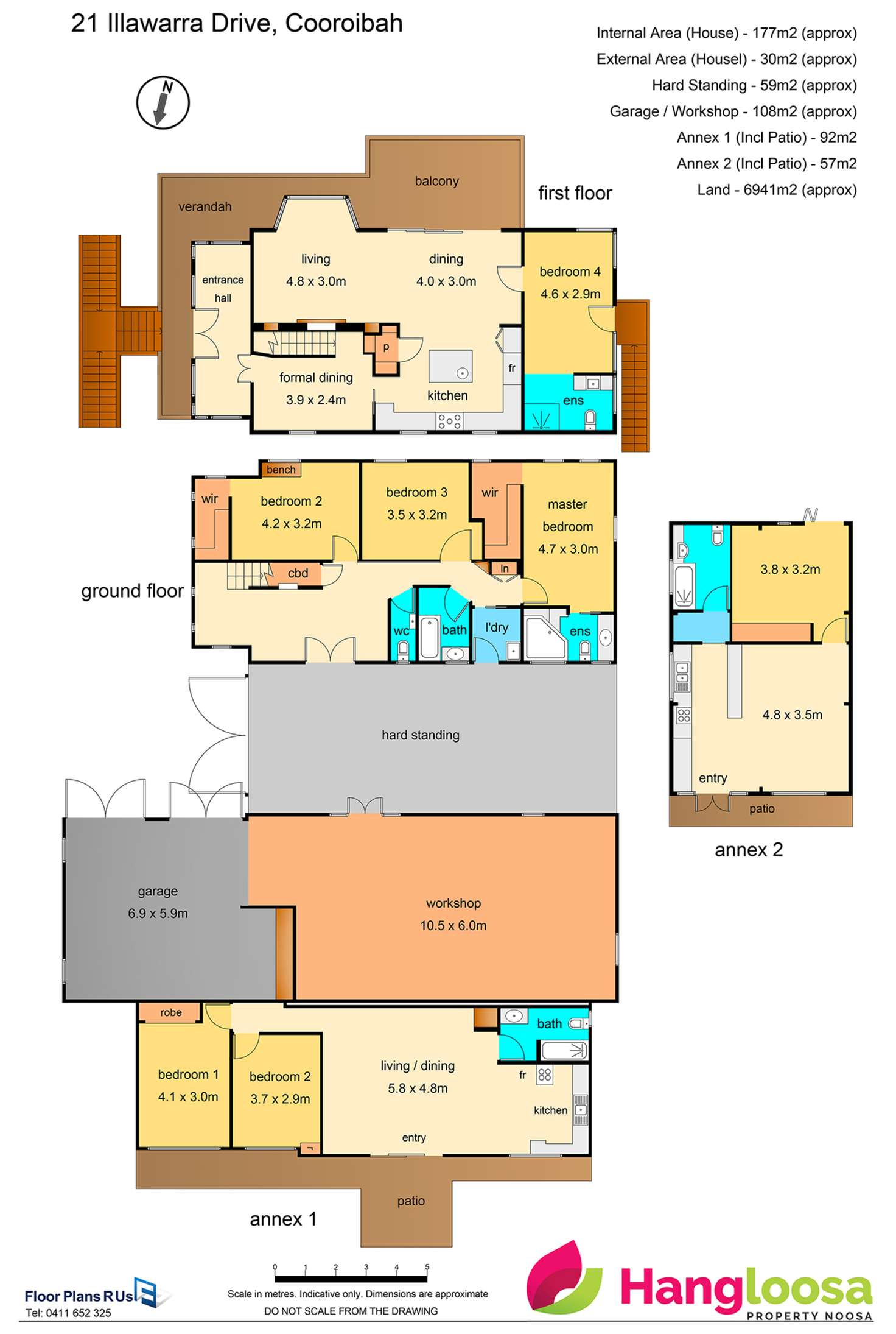 Floorplan of Homely house listing, 21 Illawarra Drive, Cooroibah QLD 4565
