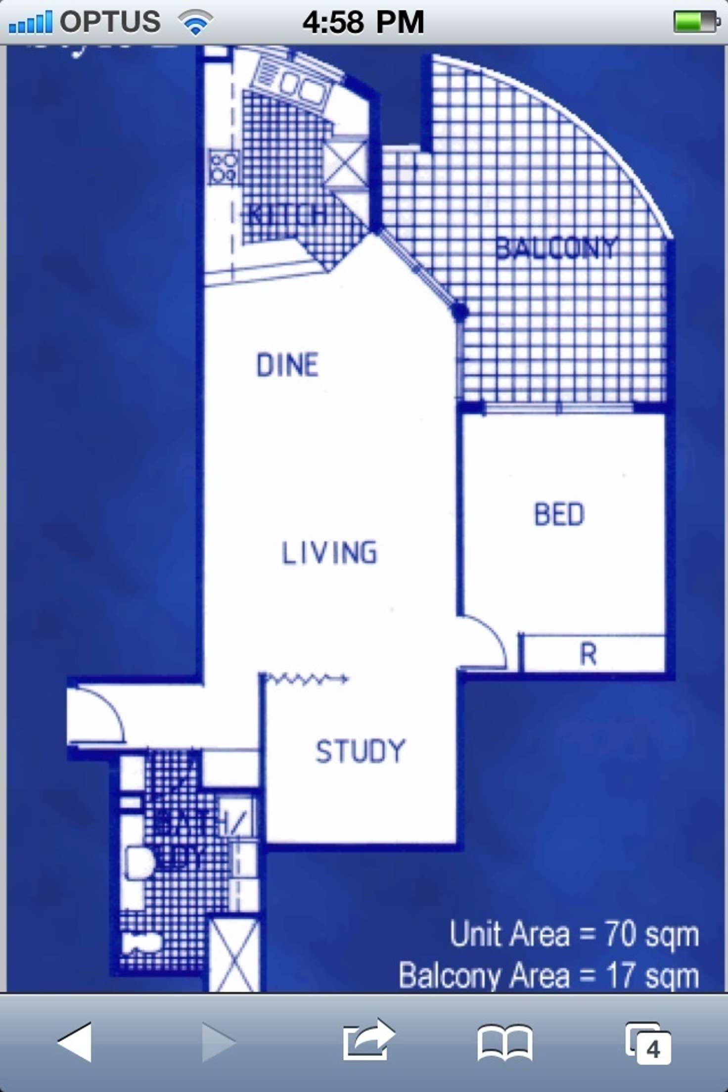 Floorplan of Homely apartment listing, 21/228 Vulture Street, South Brisbane QLD 4101