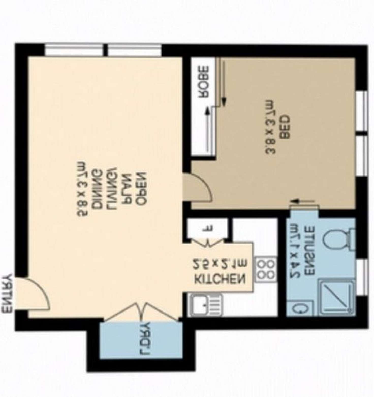 Floorplan of Homely apartment listing, 5/24 Ocean Street, Cronulla NSW 2230