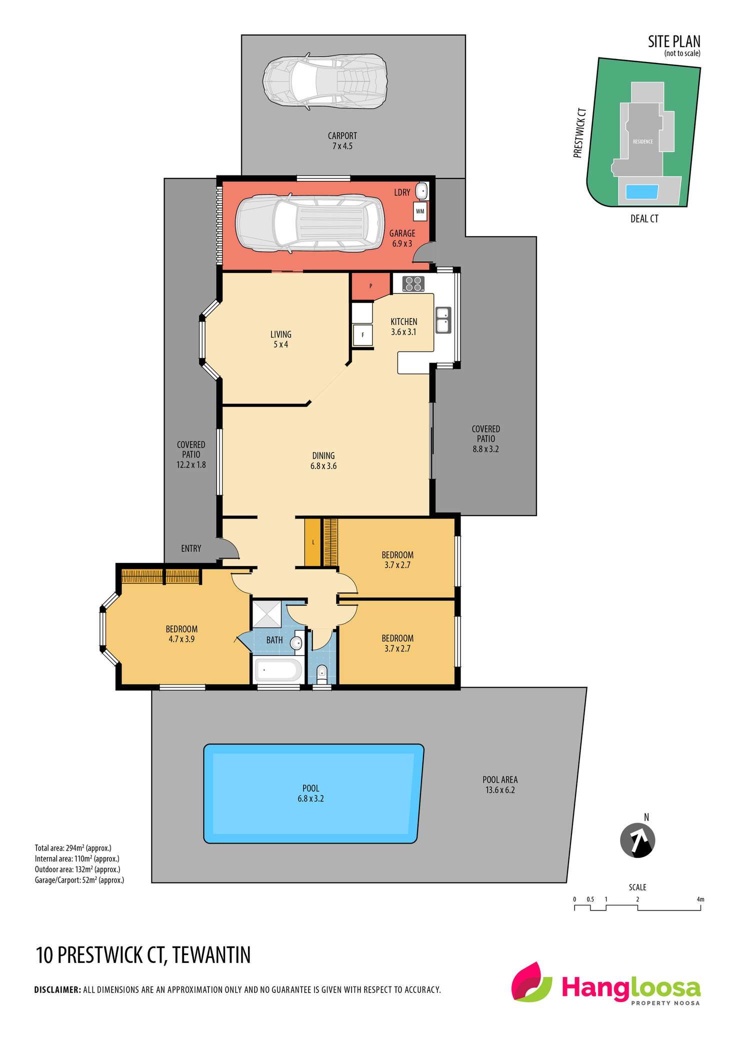 Floorplan of Homely house listing, 10 Prestwick Court, Tewantin QLD 4565