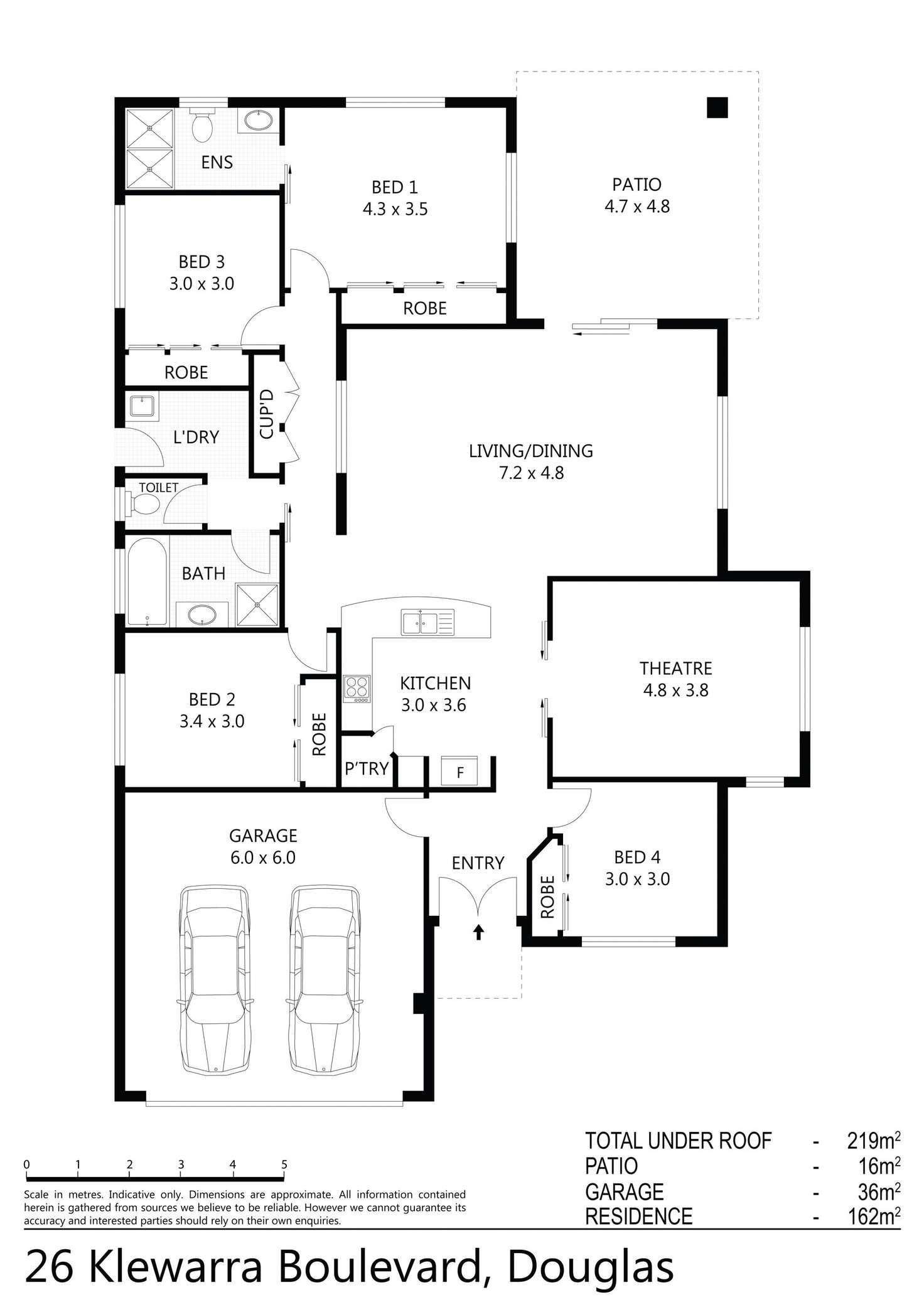 Floorplan of Homely house listing, 26 Klewarra Boulevard, Douglas QLD 4814