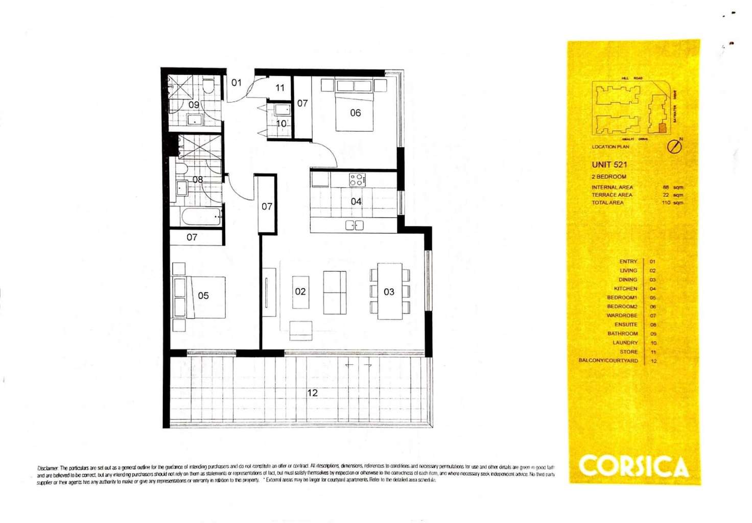 Floorplan of Homely unit listing, 521/6 Baywater Drive, Wentworth Point NSW 2127