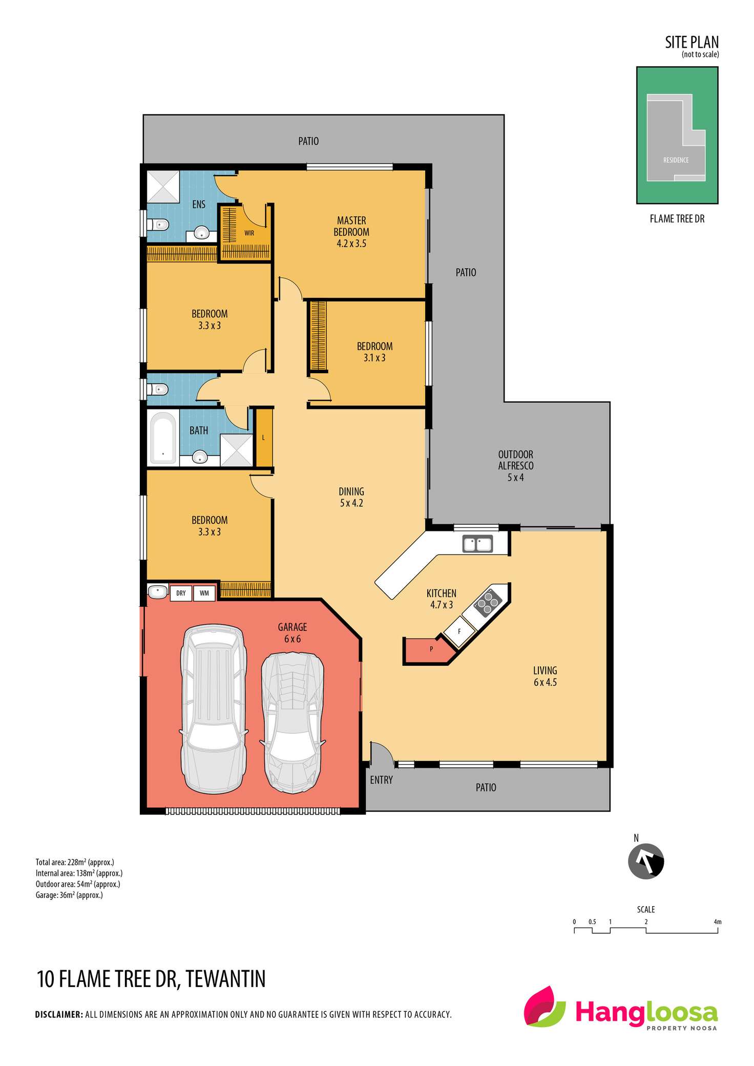 Floorplan of Homely house listing, 10 Flame Tree Drive, Tewantin QLD 4565