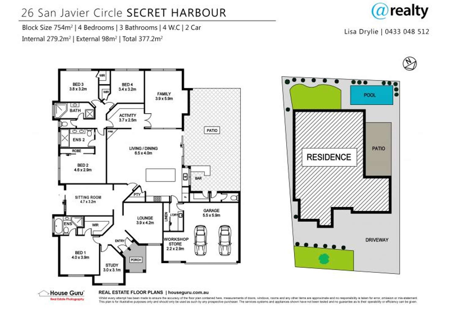 Floorplan of Homely house listing, 26 San Javier Circle, Secret Harbour WA 6173