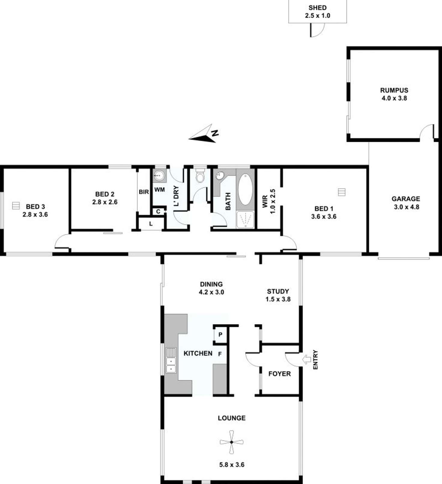 Floorplan of Homely house listing, 6 Yamba Grove, West Lakes Shore SA 5020