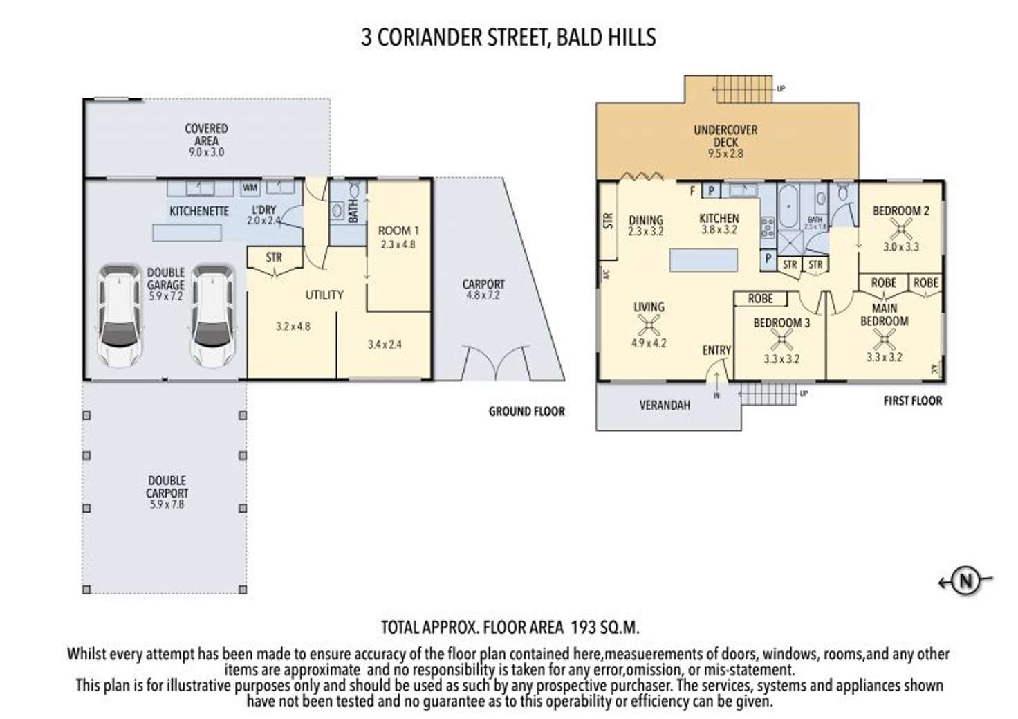 Floorplan of Homely house listing, 3 Coriander Street, Bald Hills QLD 4036