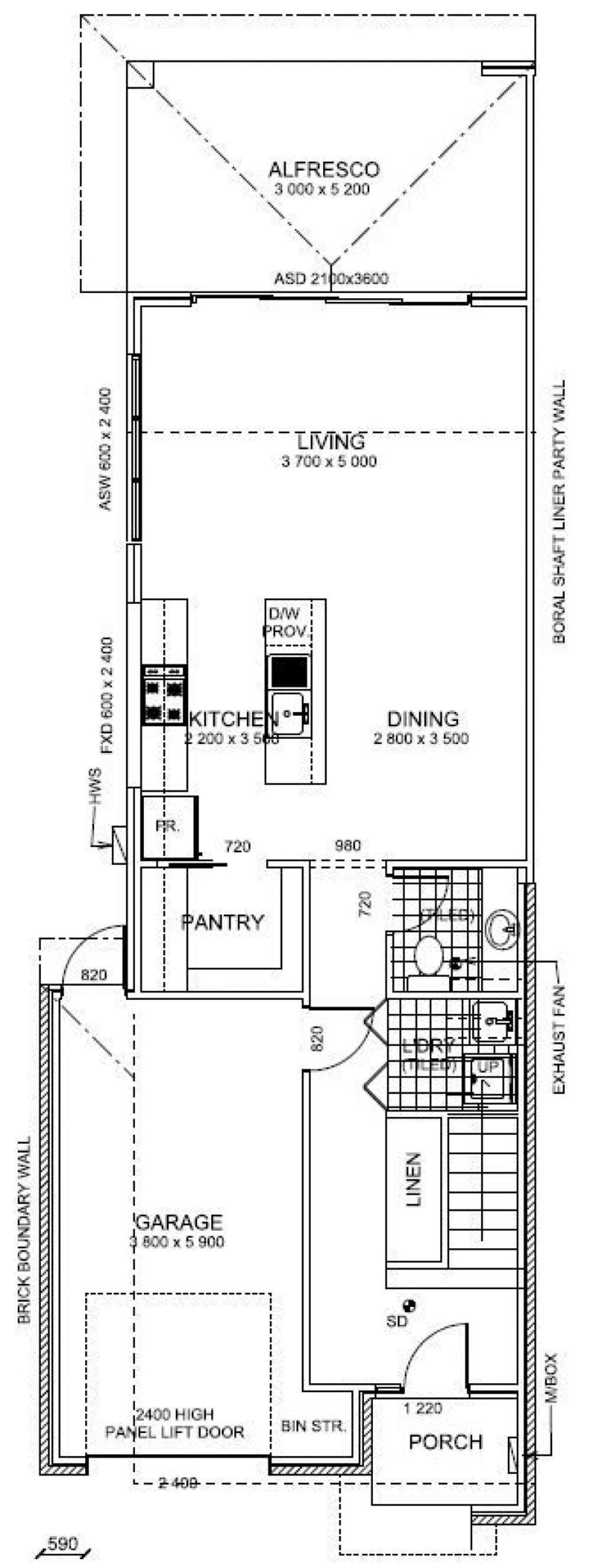 Floorplan of Homely townhouse listing, 28 Harkness Avenue, Modbury SA 5092
