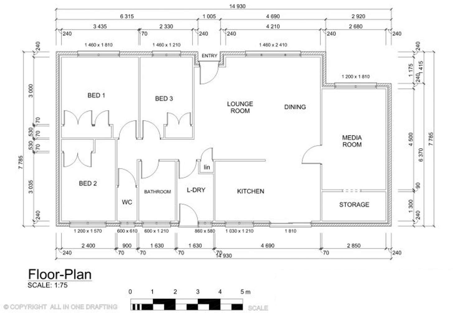 Floorplan of Homely house listing, 60A Moola Rd, Buff Point NSW 2262