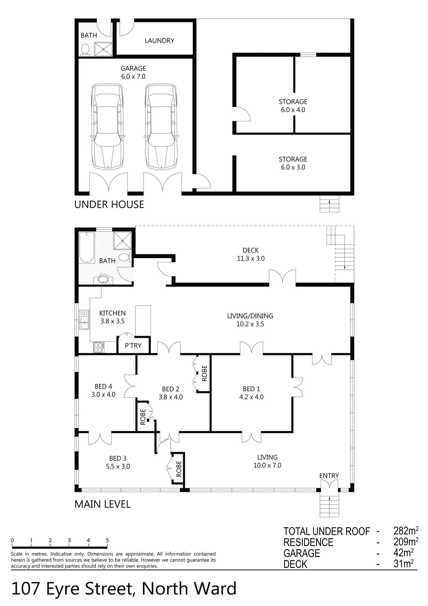 Floorplan of Homely house listing, 107 Eyre Street, North Ward QLD 4810
