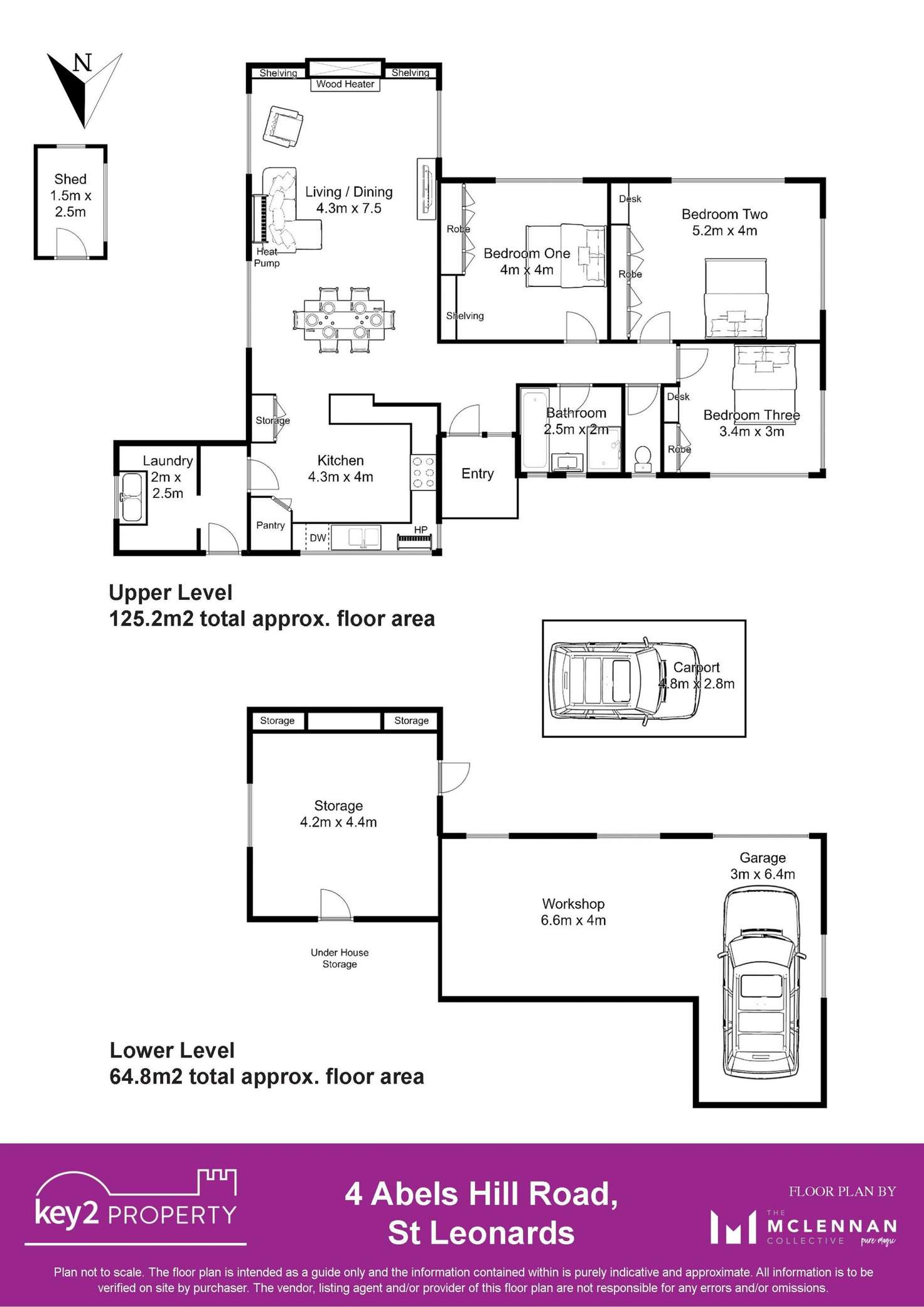 Floorplan of Homely house listing, 4-6 Abels Hill Road, St Leonards TAS 7250