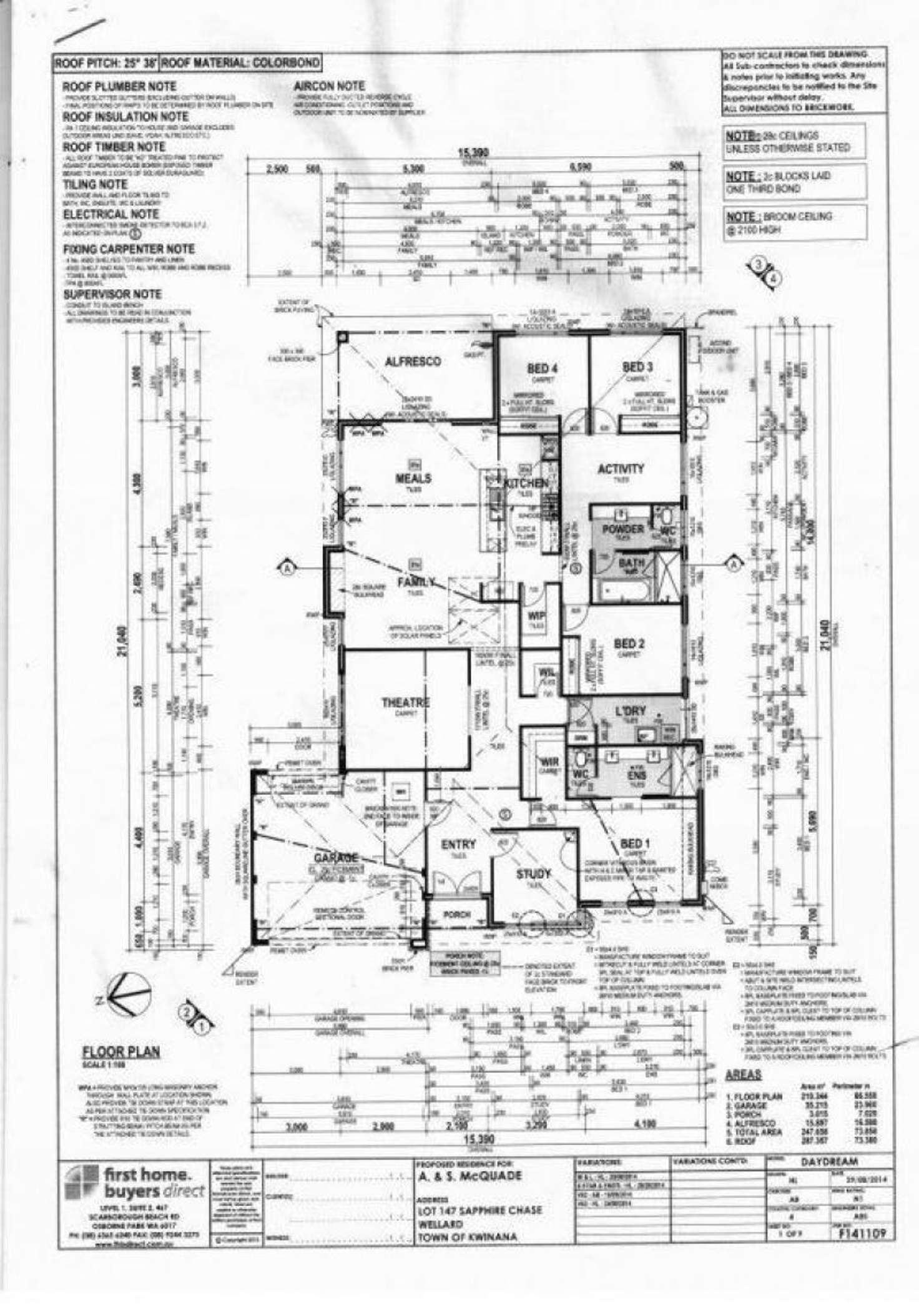 Floorplan of Homely house listing, 68 Sapphire Chase, Wellard WA 6170