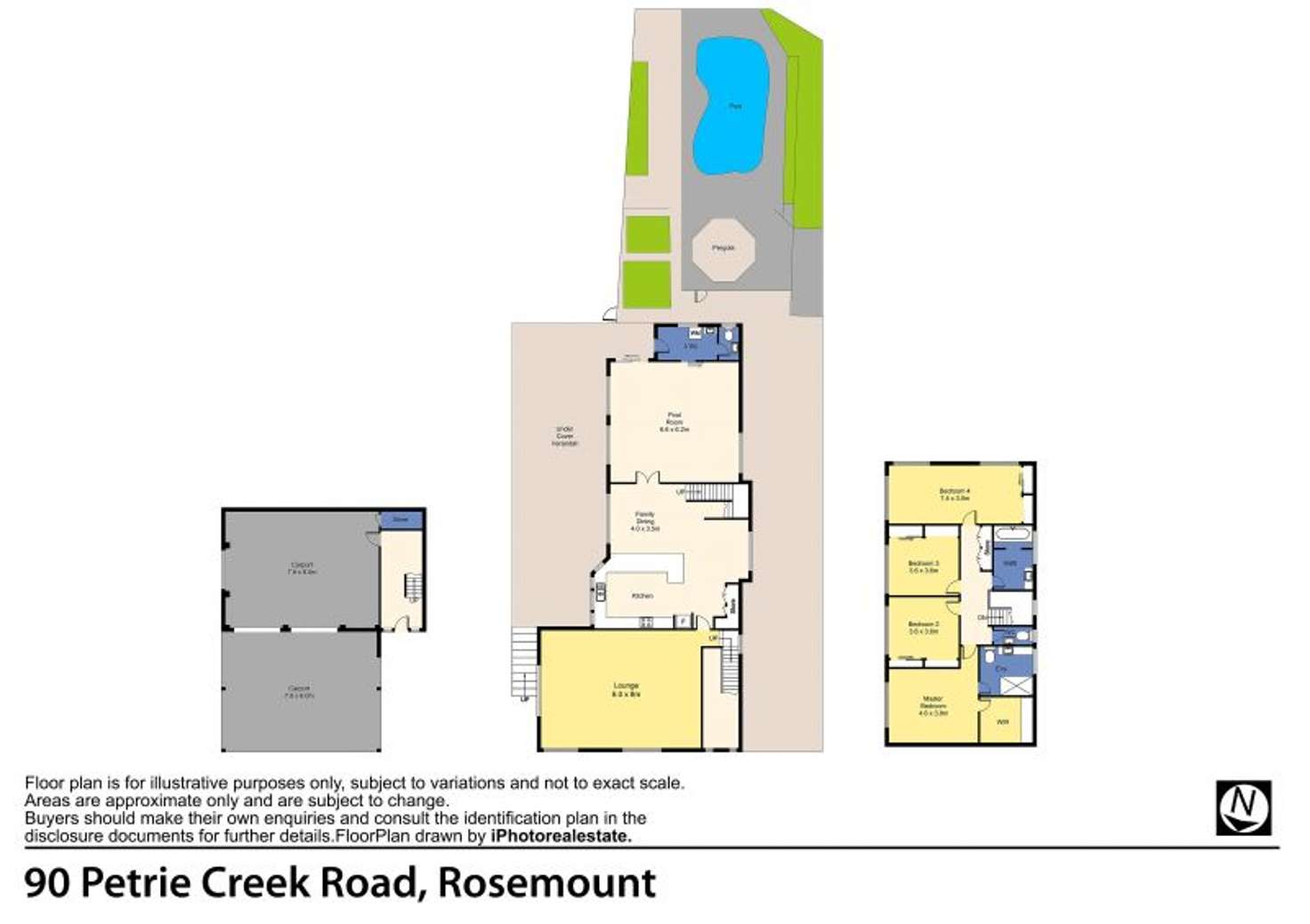Floorplan of Homely house listing, 90 Petrie Creek Road, Rosemount QLD 4560