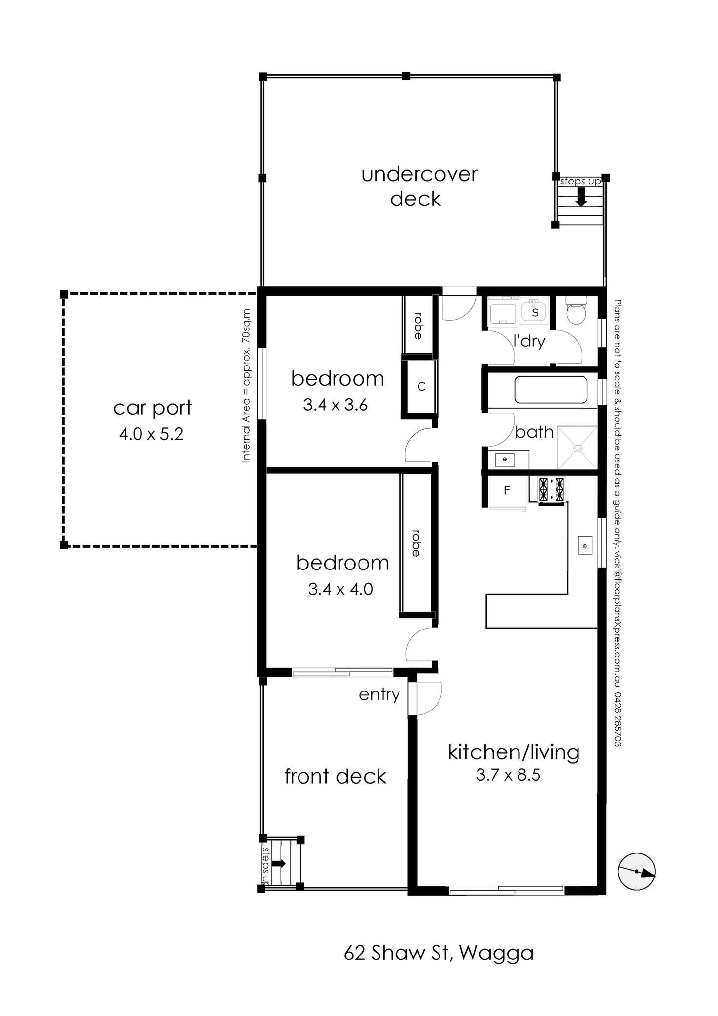 Floorplan of Homely house listing, 62 Shaw Street, Wagga Wagga NSW 2650