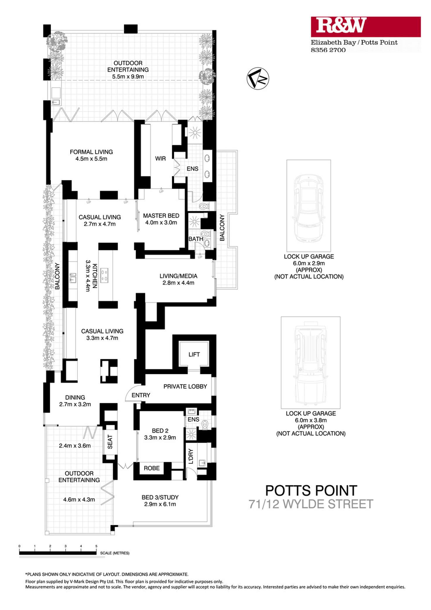 Floorplan of Homely apartment listing, 71/12 Wylde Street, Potts Point NSW 2011