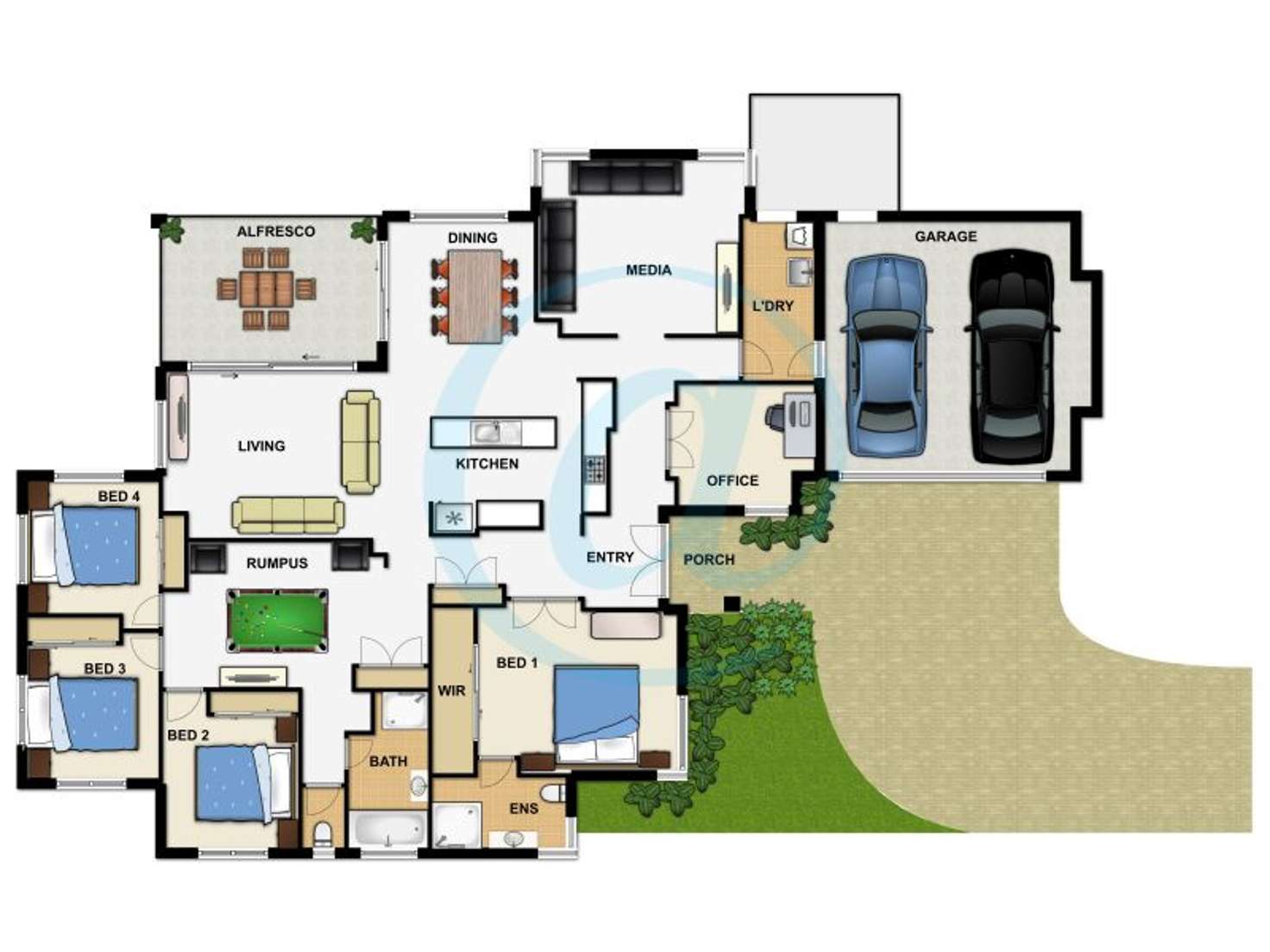 Floorplan of Homely house listing, 13-17 Vincent Street, Cornubia QLD 4130