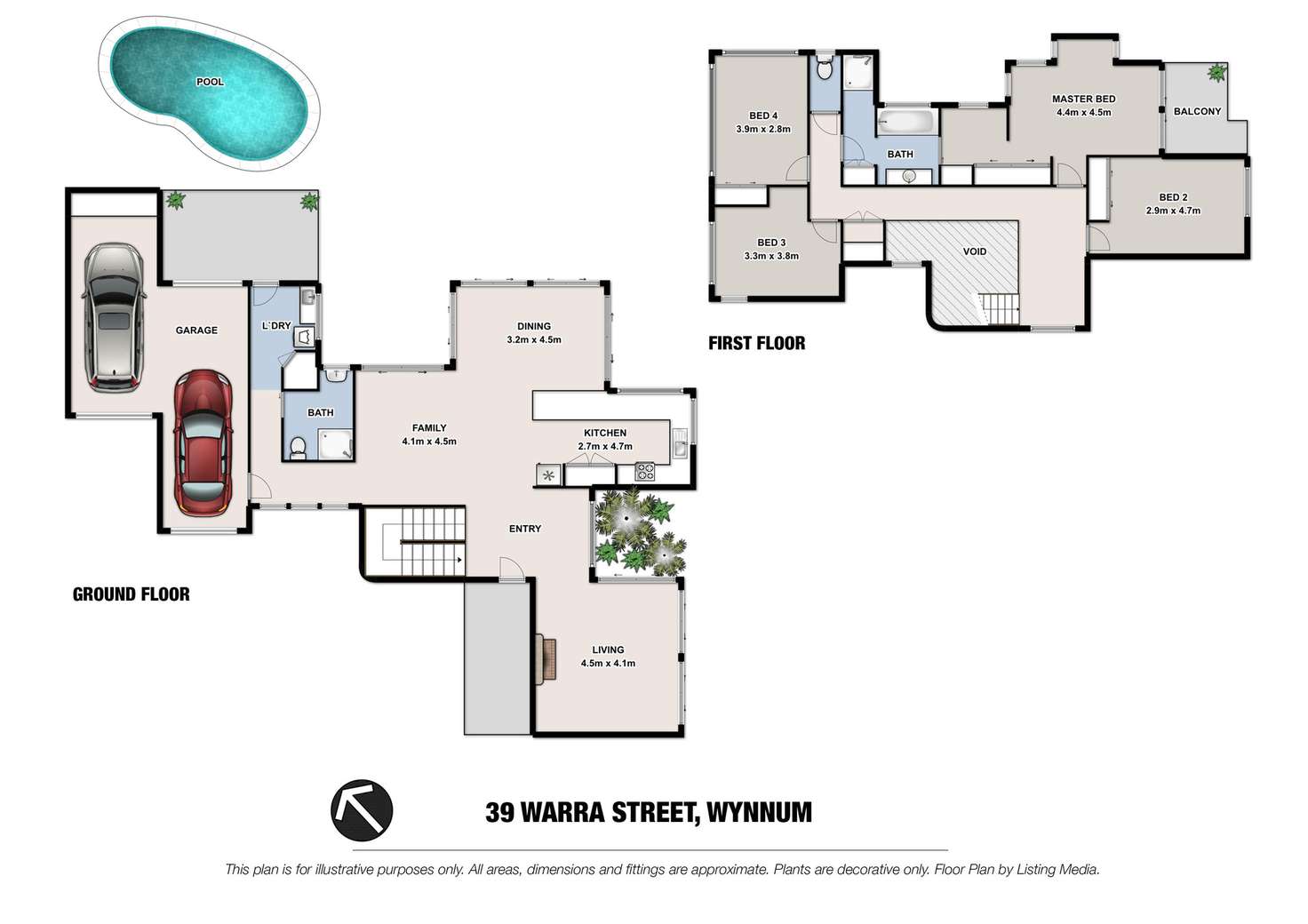 Floorplan of Homely house listing, 39 Warra Street, Wynnum QLD 4178