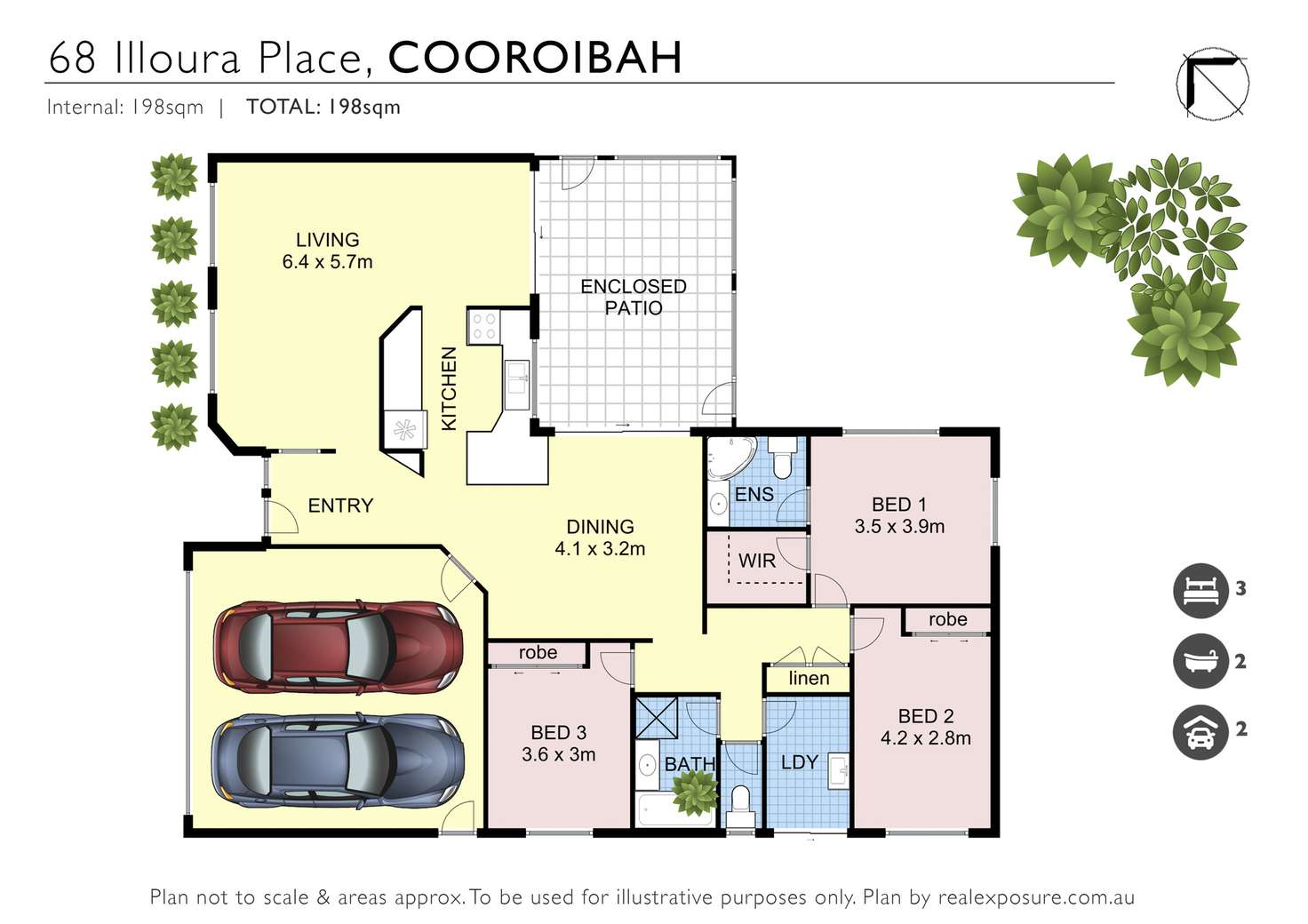 Floorplan of Homely house listing, 68 Illoura Place, Cooroibah QLD 4565