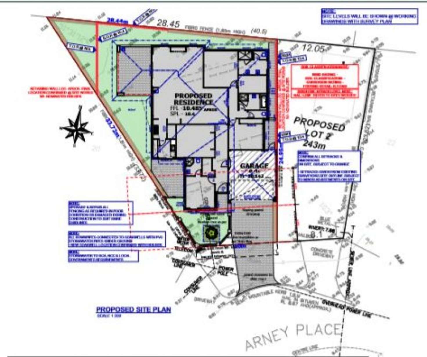 Floorplan of Homely residentialLand listing, 8b Arney Place, Melville WA 6156