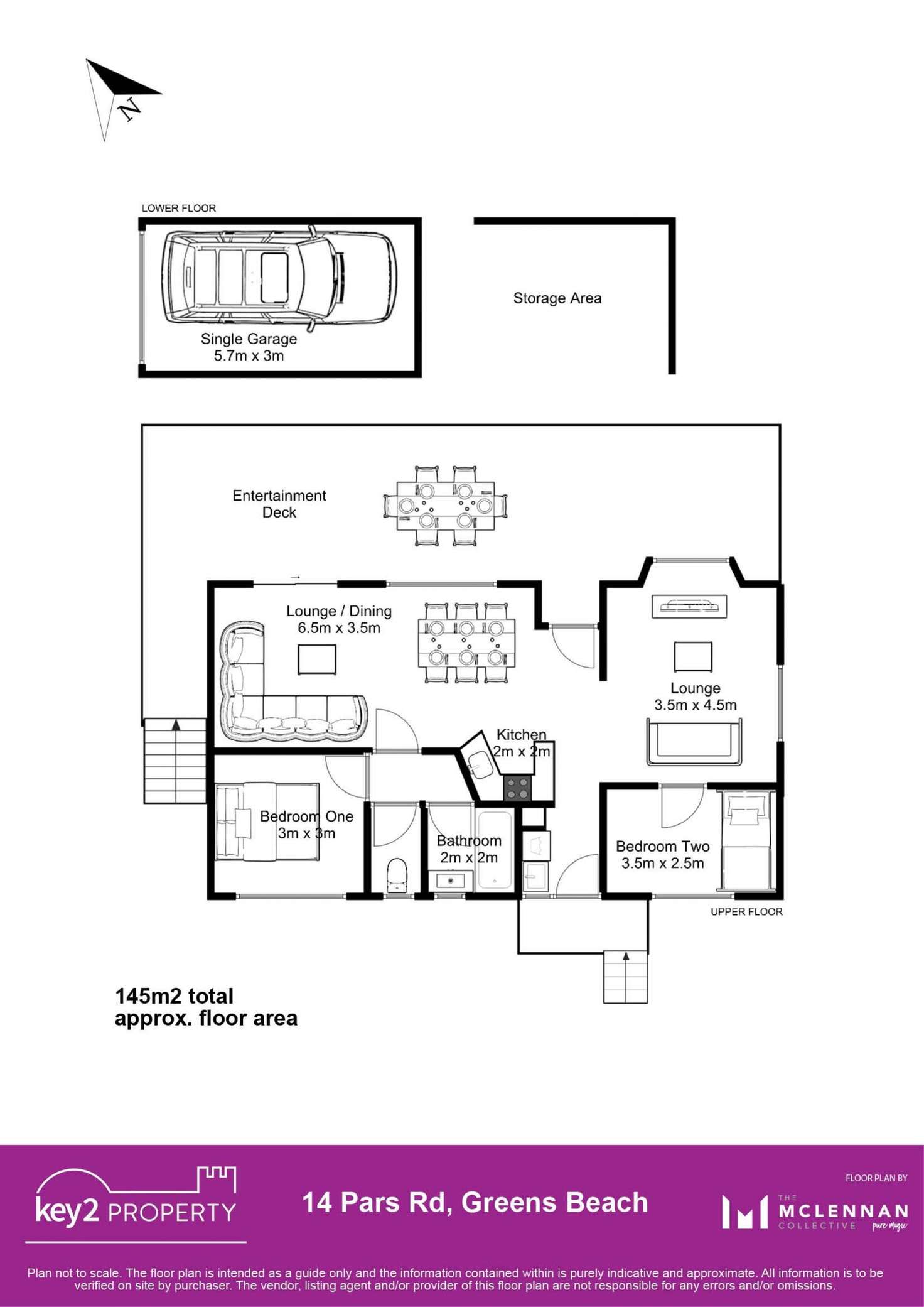 Floorplan of Homely house listing, 14 Pars Road, Greens Beach TAS 7270