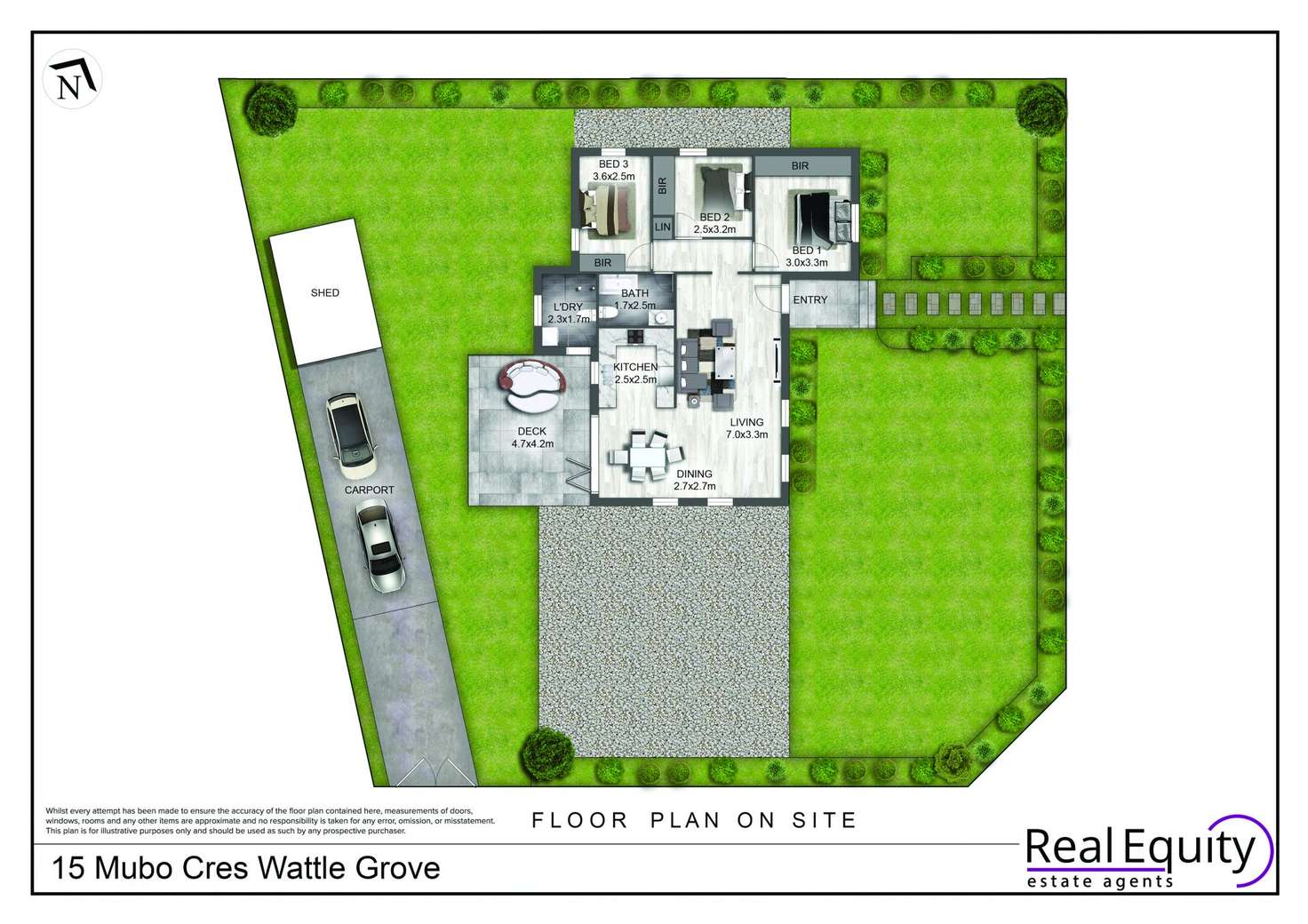 Floorplan of Homely house listing, 15 Mubo Crescent, Holsworthy NSW 2173