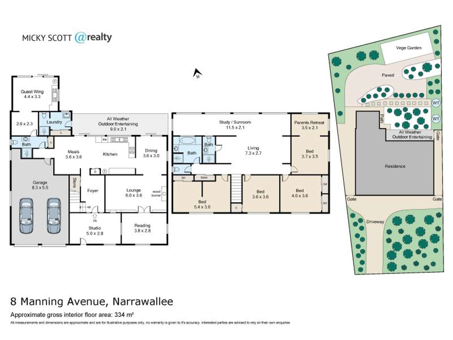 Floorplan of Homely house listing, 8 Manning Avenue, Narrawallee NSW 2539