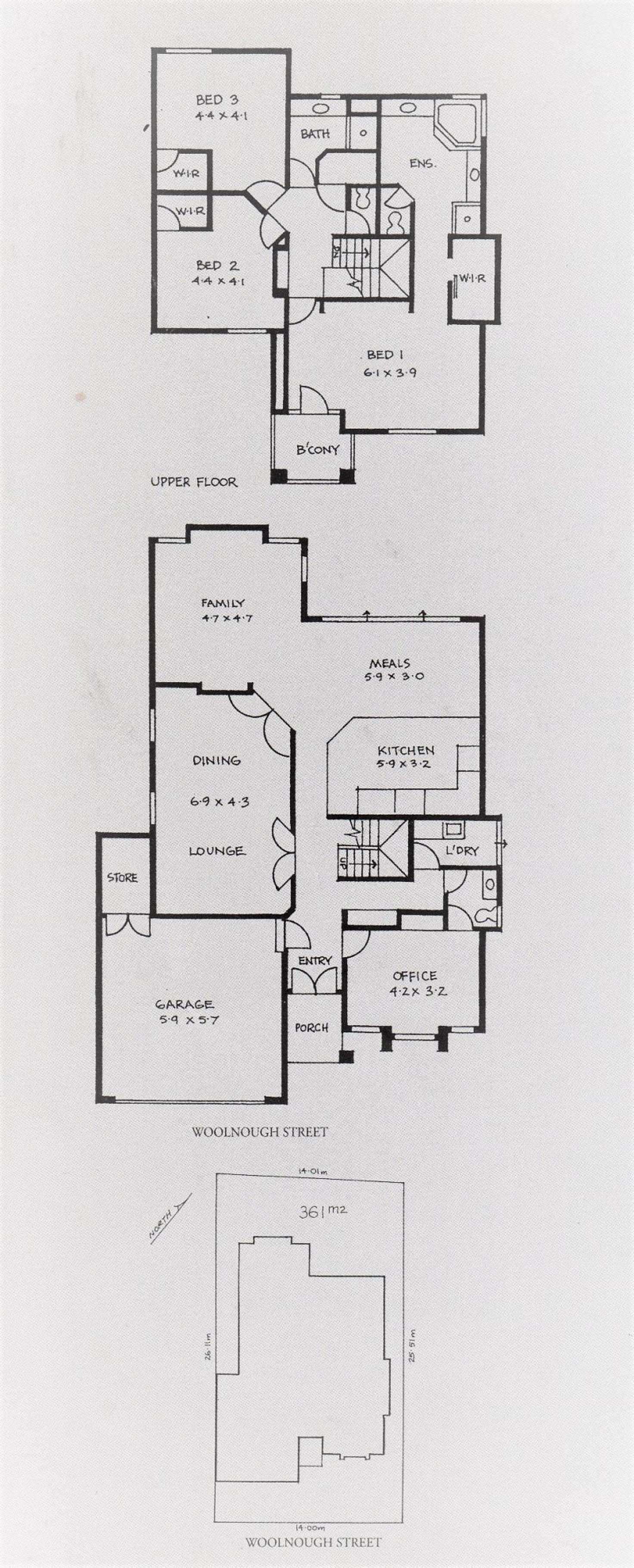 Floorplan of Homely house listing, 23 Woolnough Street, Daglish WA 6008