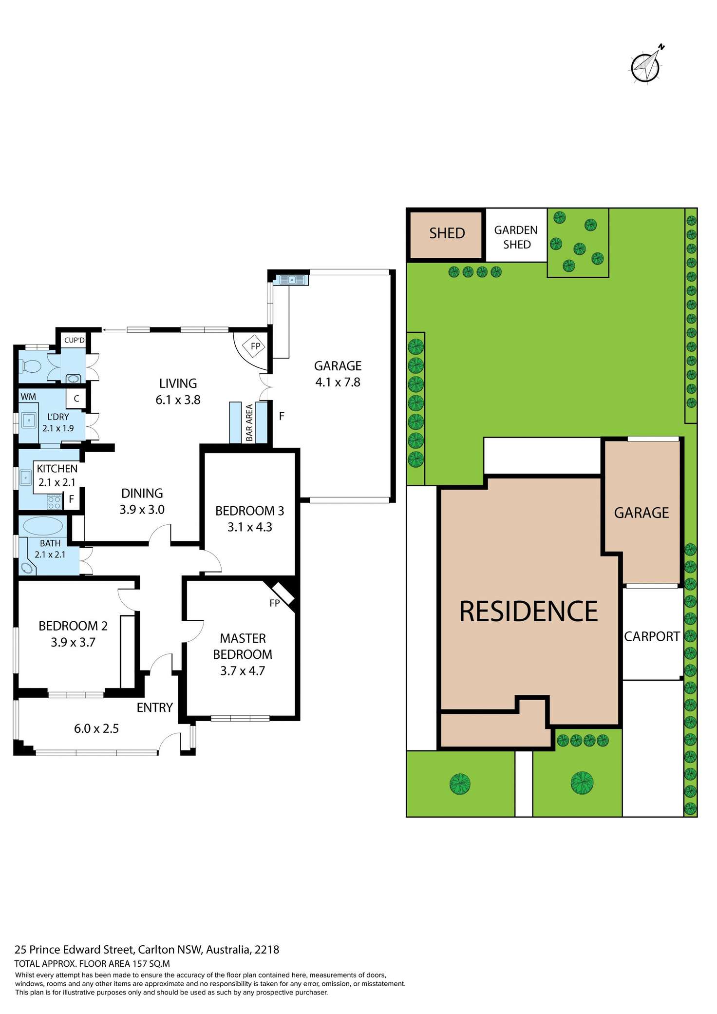 Floorplan of Homely house listing, 25 Prince Edward St, Carlton NSW 2218