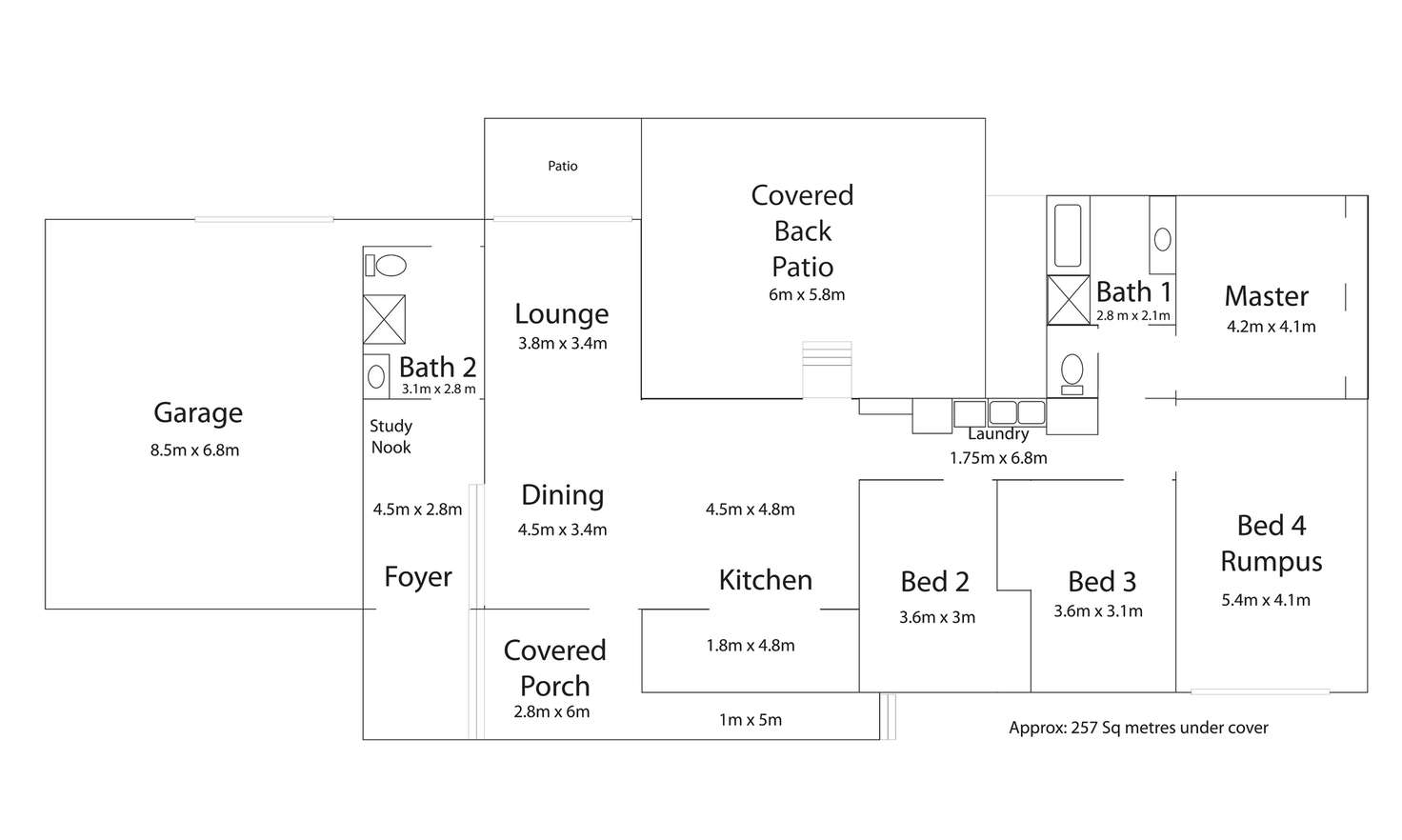 Floorplan of Homely house listing, 172 Geldart Road, Chandler QLD 4155