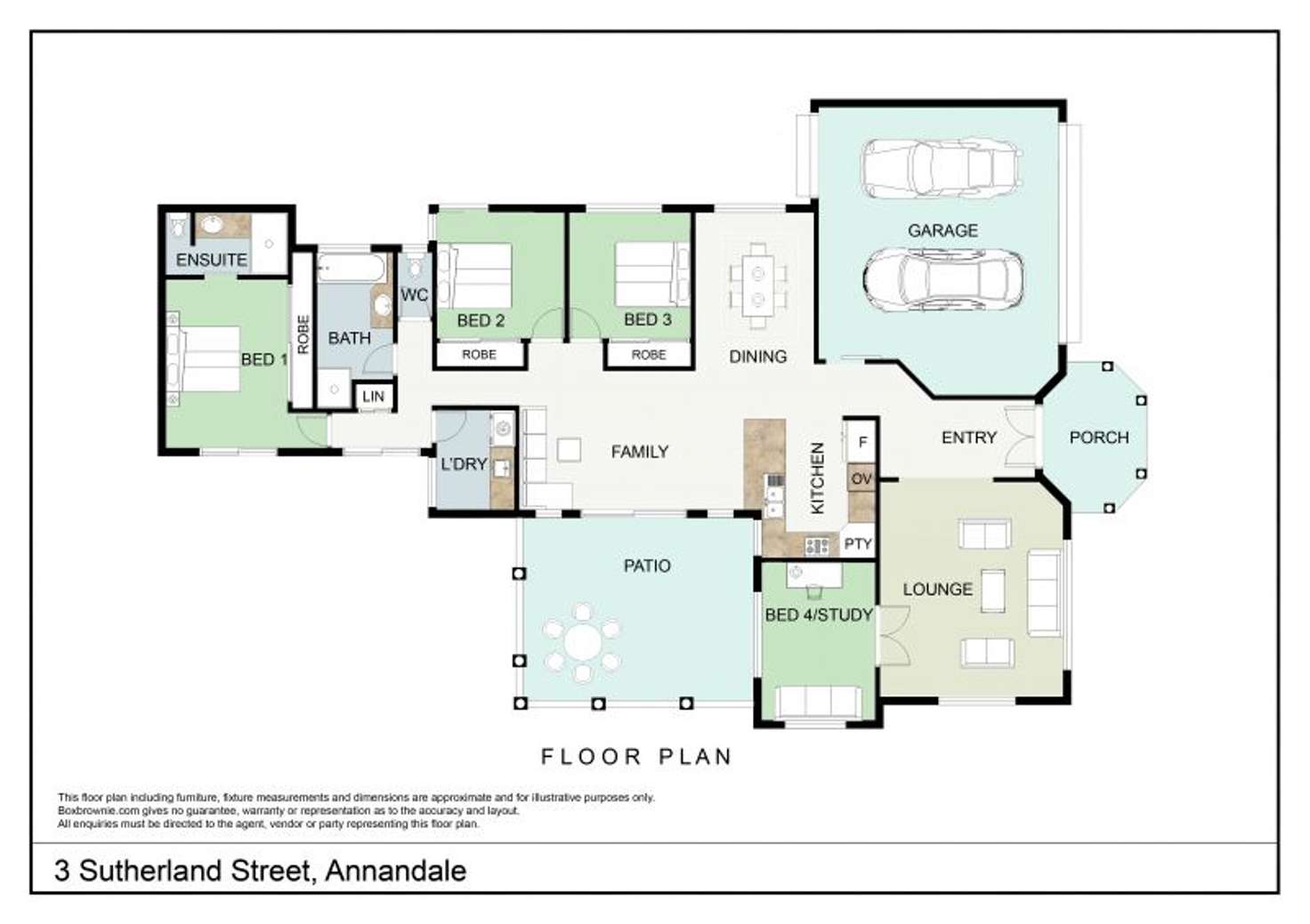 Floorplan of Homely house listing, 3 Sutherland Street, Annandale QLD 4814