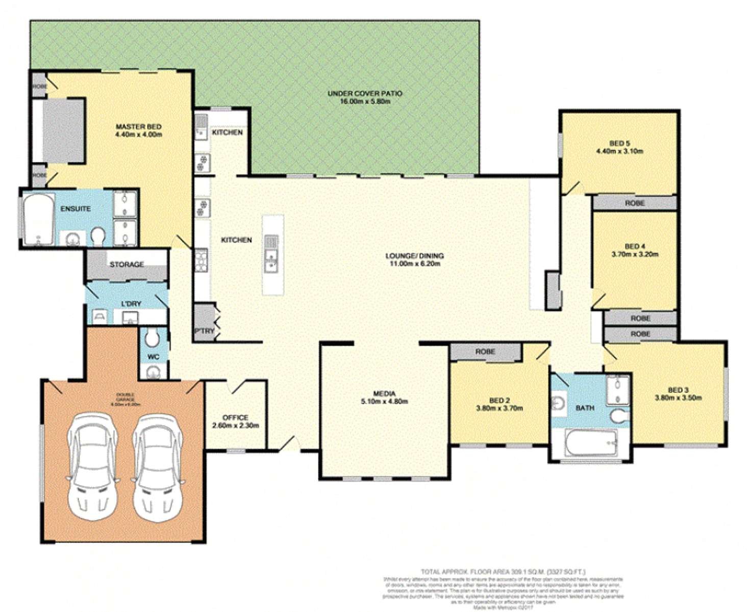 Floorplan of Homely house listing, 9 McKeiver Court, Glenview QLD 4553