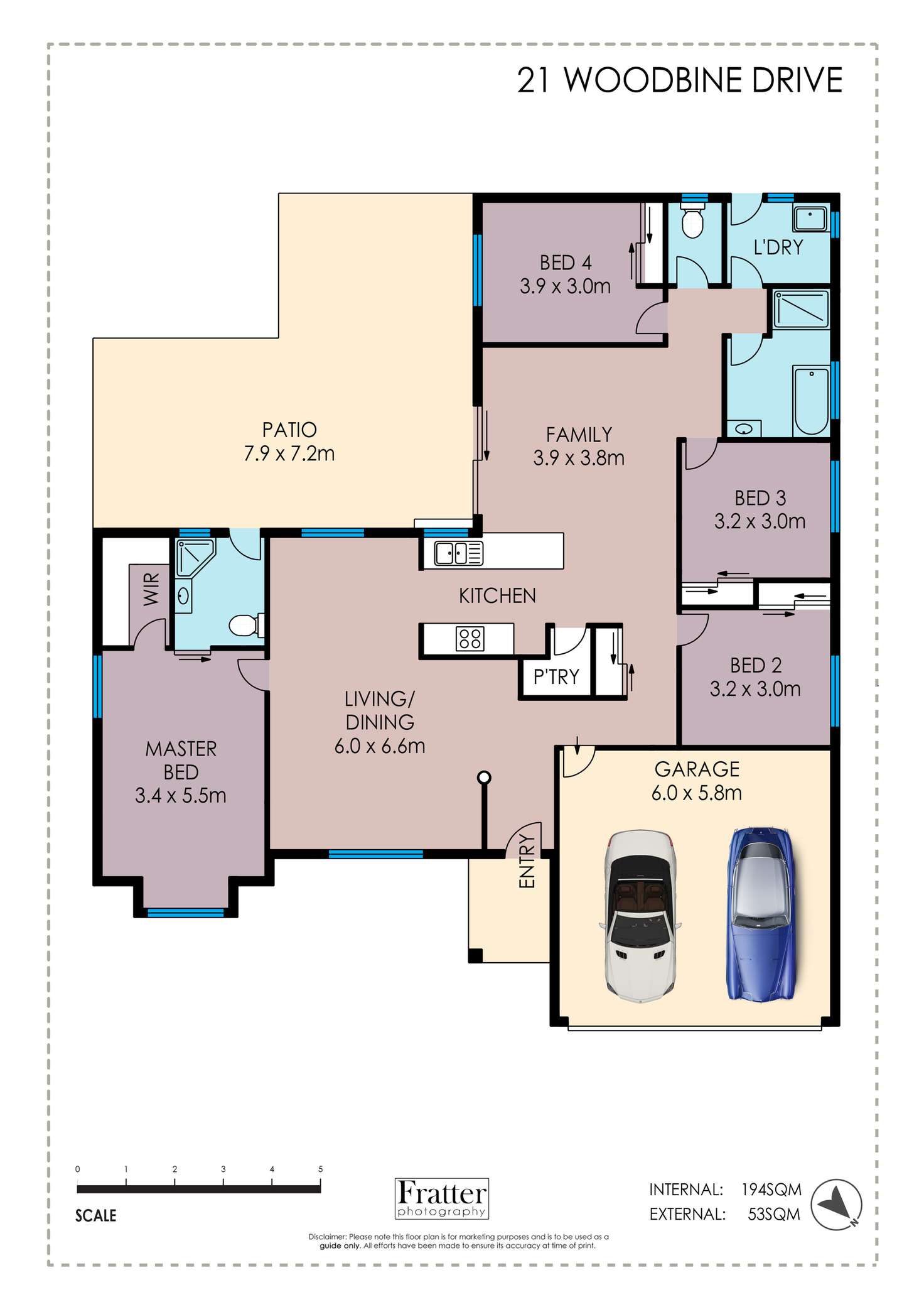 Floorplan of Homely house listing, 21 Woodbine Drive, Annandale QLD 4814