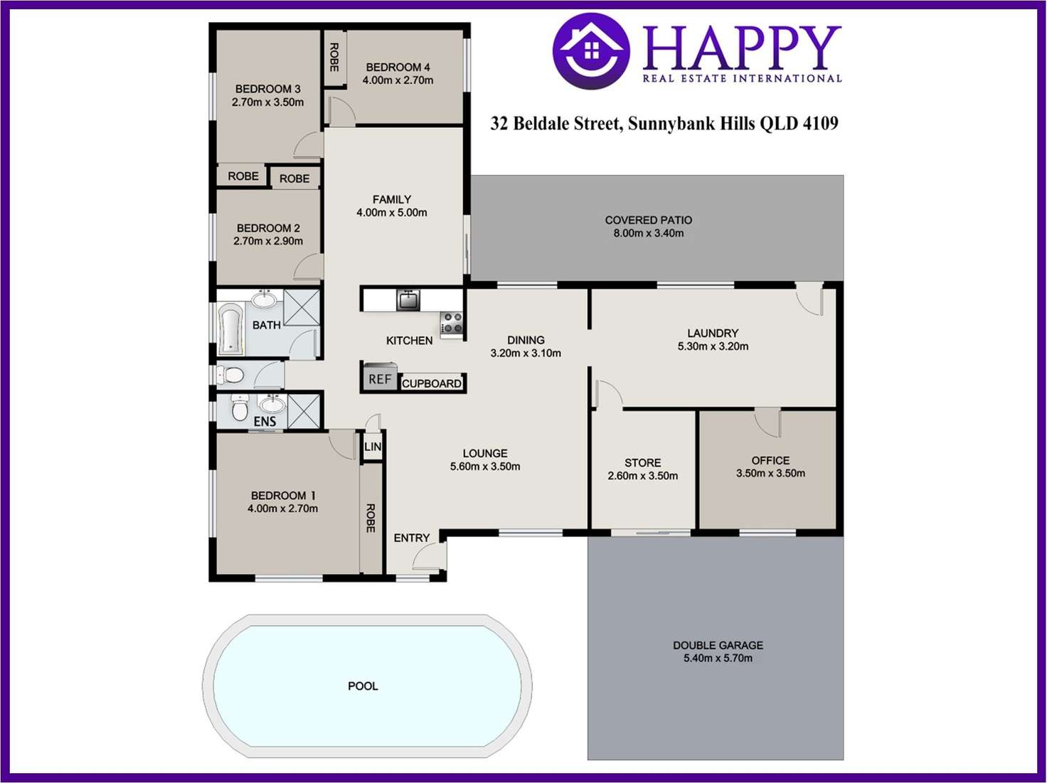 Floorplan of Homely house listing, 32 Beldale Street, Sunnybank Hills QLD 4109