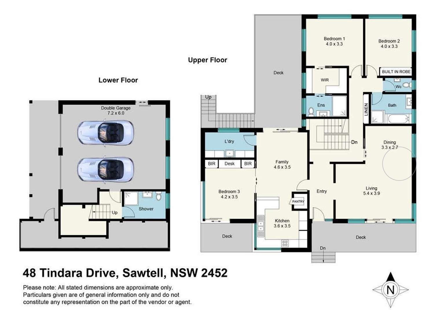 Floorplan of Homely house listing, 48 Tindara Drive, Sawtell NSW 2452