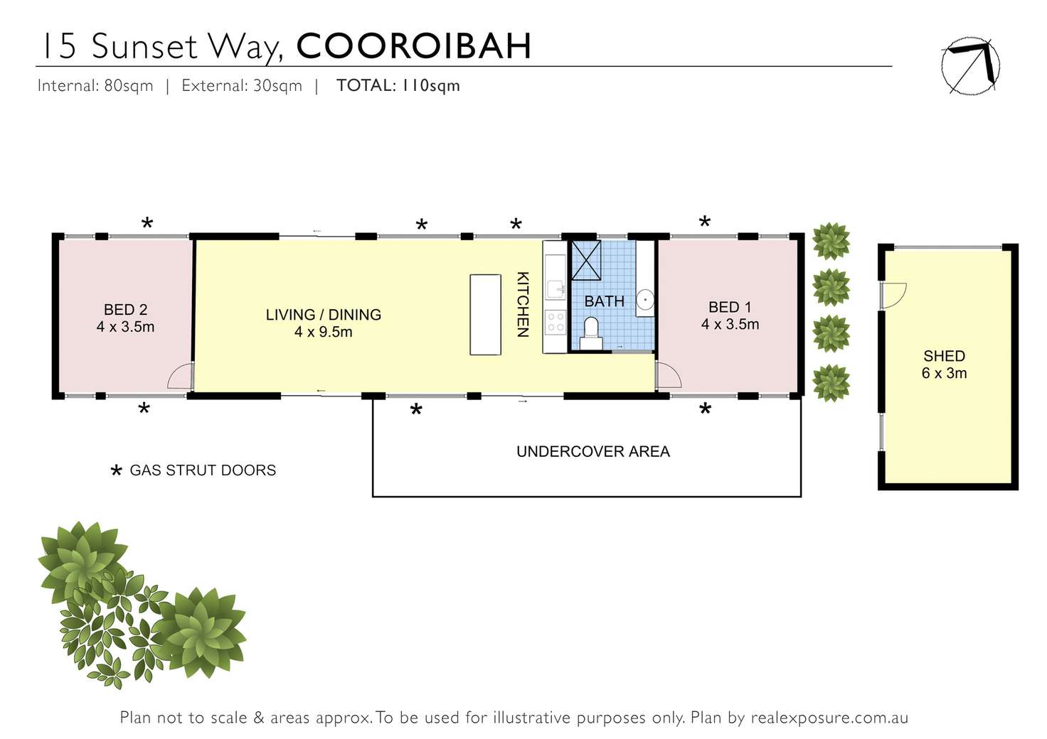 Floorplan of Homely house listing, 15 Sunset Way, Cooroibah QLD 4565