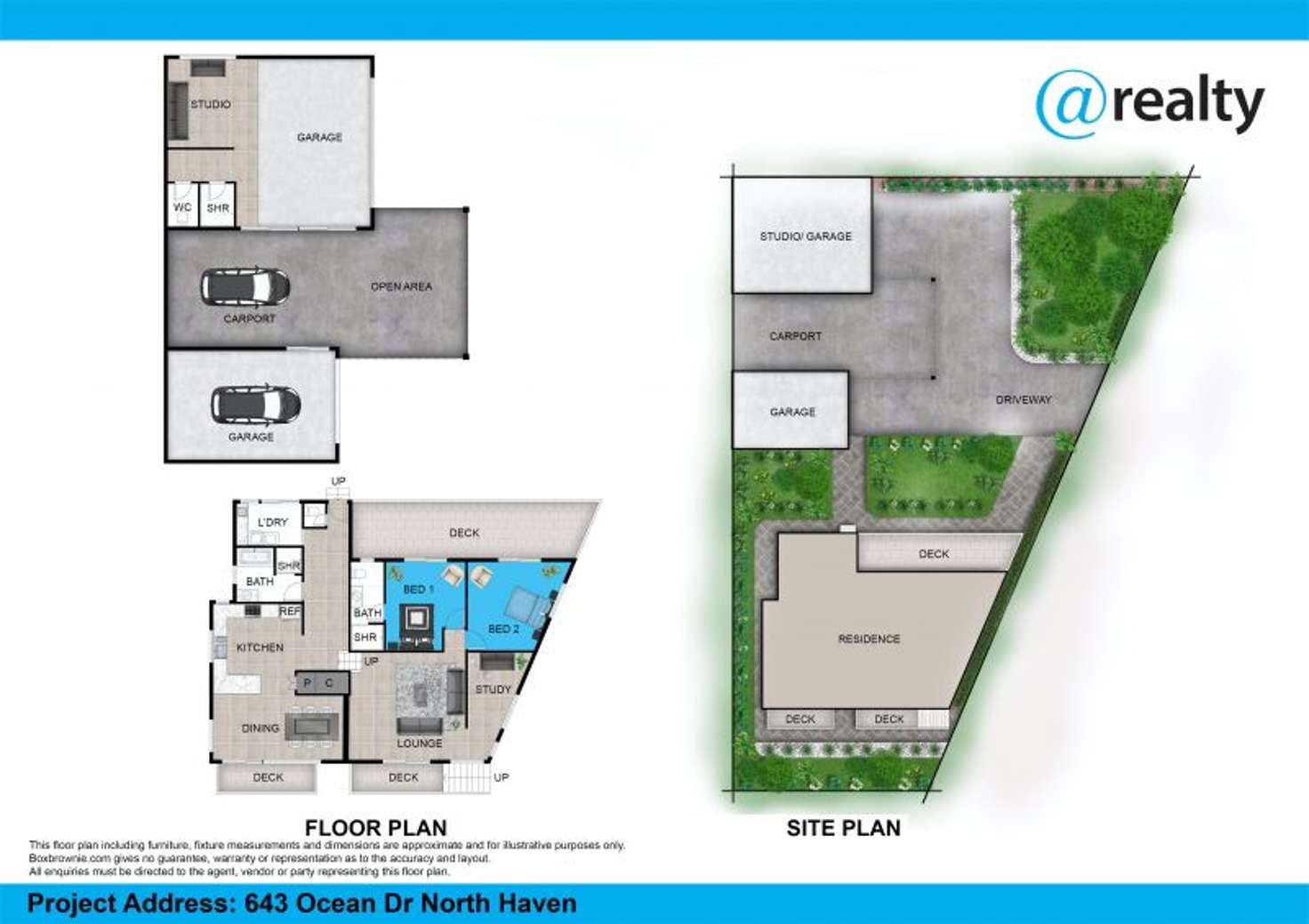Floorplan of Homely house listing, 643 Ocean Drive, North Haven NSW 2443