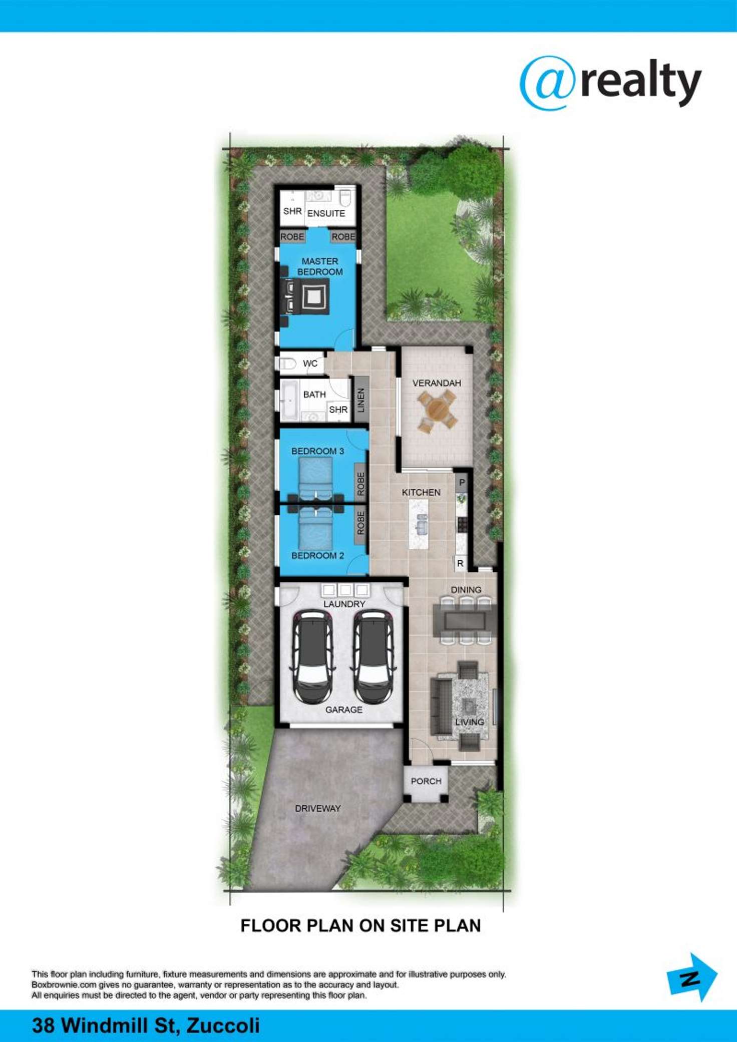 Floorplan of Homely house listing, 38 Windmill Street, Zuccoli NT 832