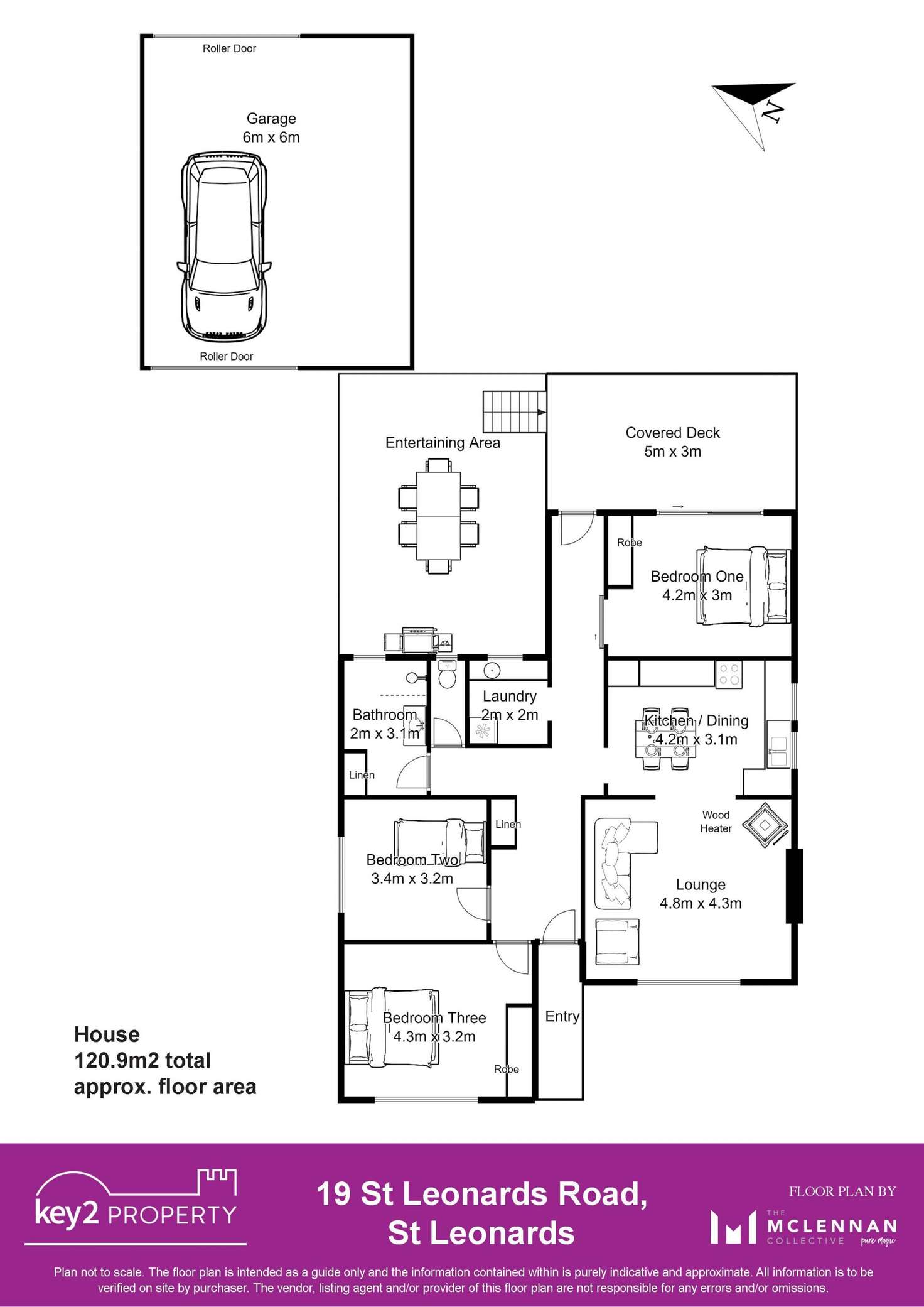 Floorplan of Homely house listing, 19 St Leonards Road, St Leonards TAS 7250