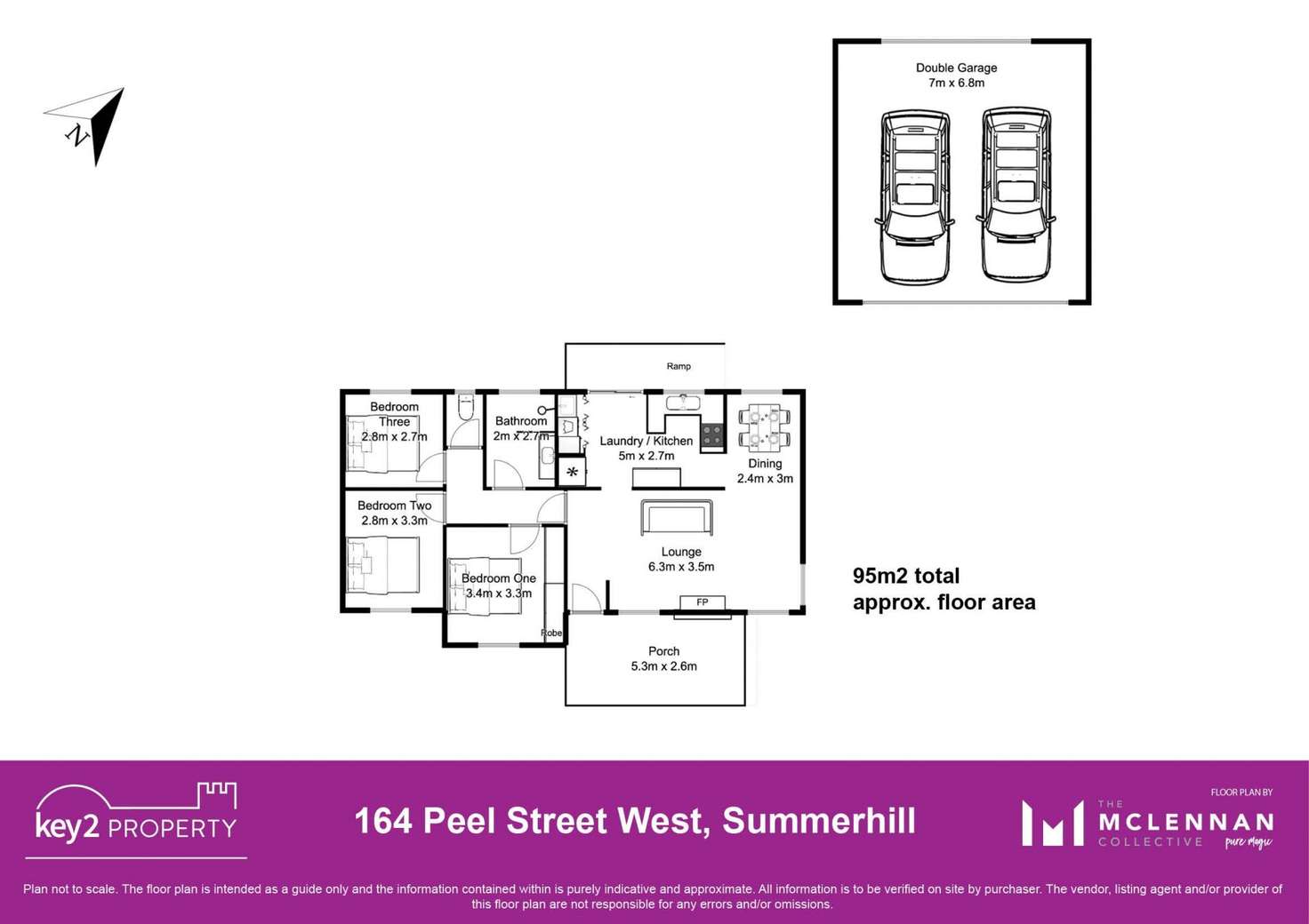 Floorplan of Homely house listing, 164 Peel Street, Summerhill TAS 7250